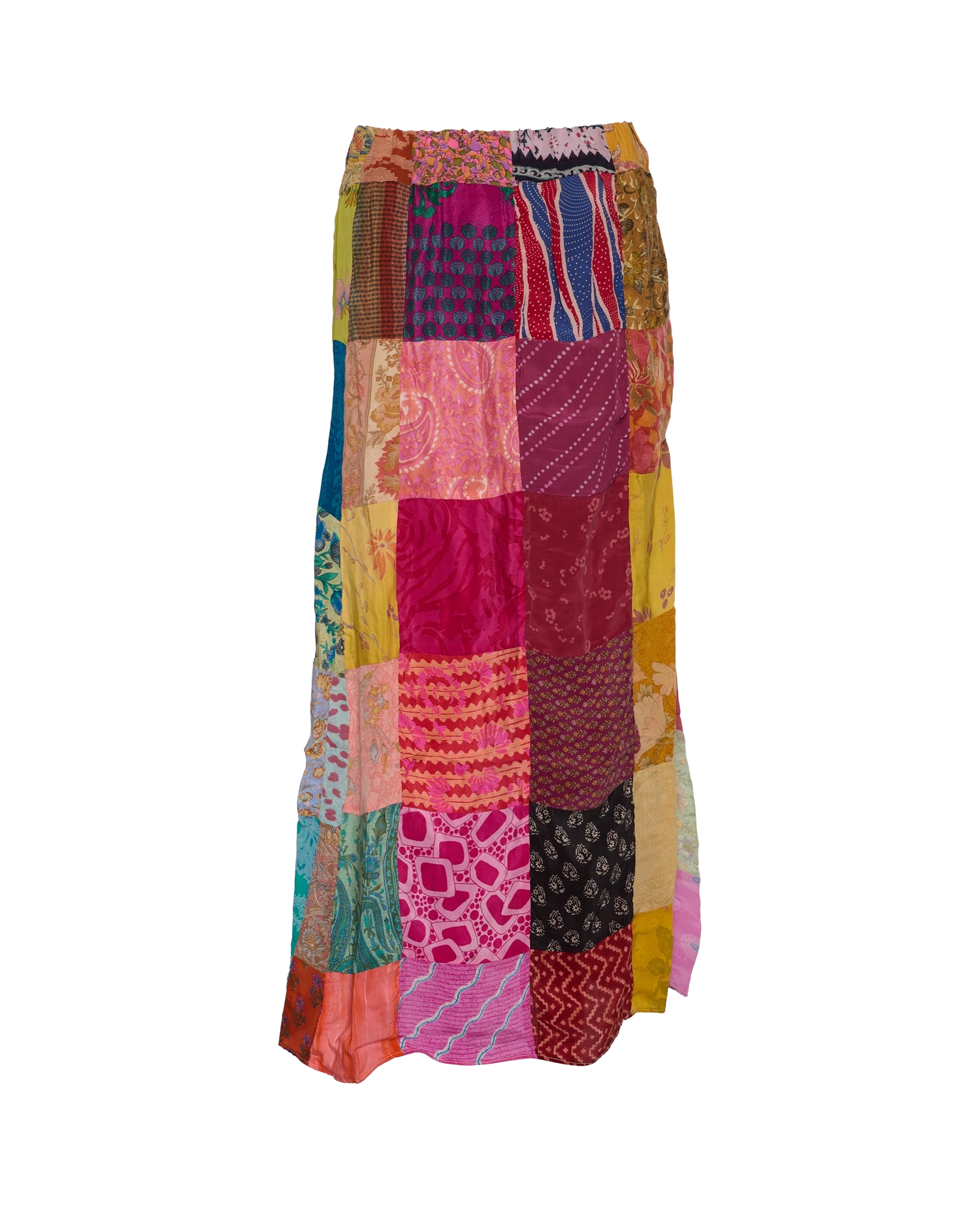Maddie SILK Patchwork Skirt - No. 3