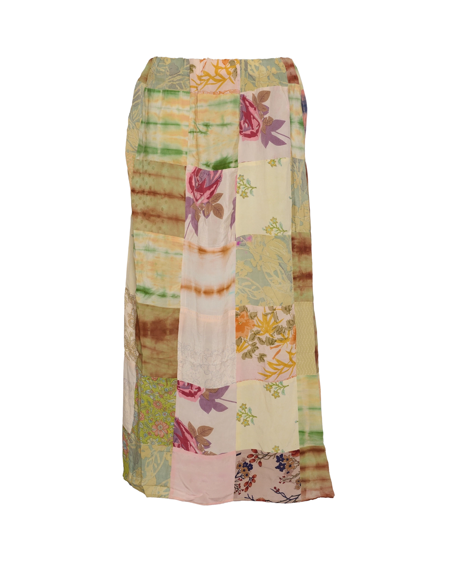 Maddie SILK Patchwork Skirt - No. 31