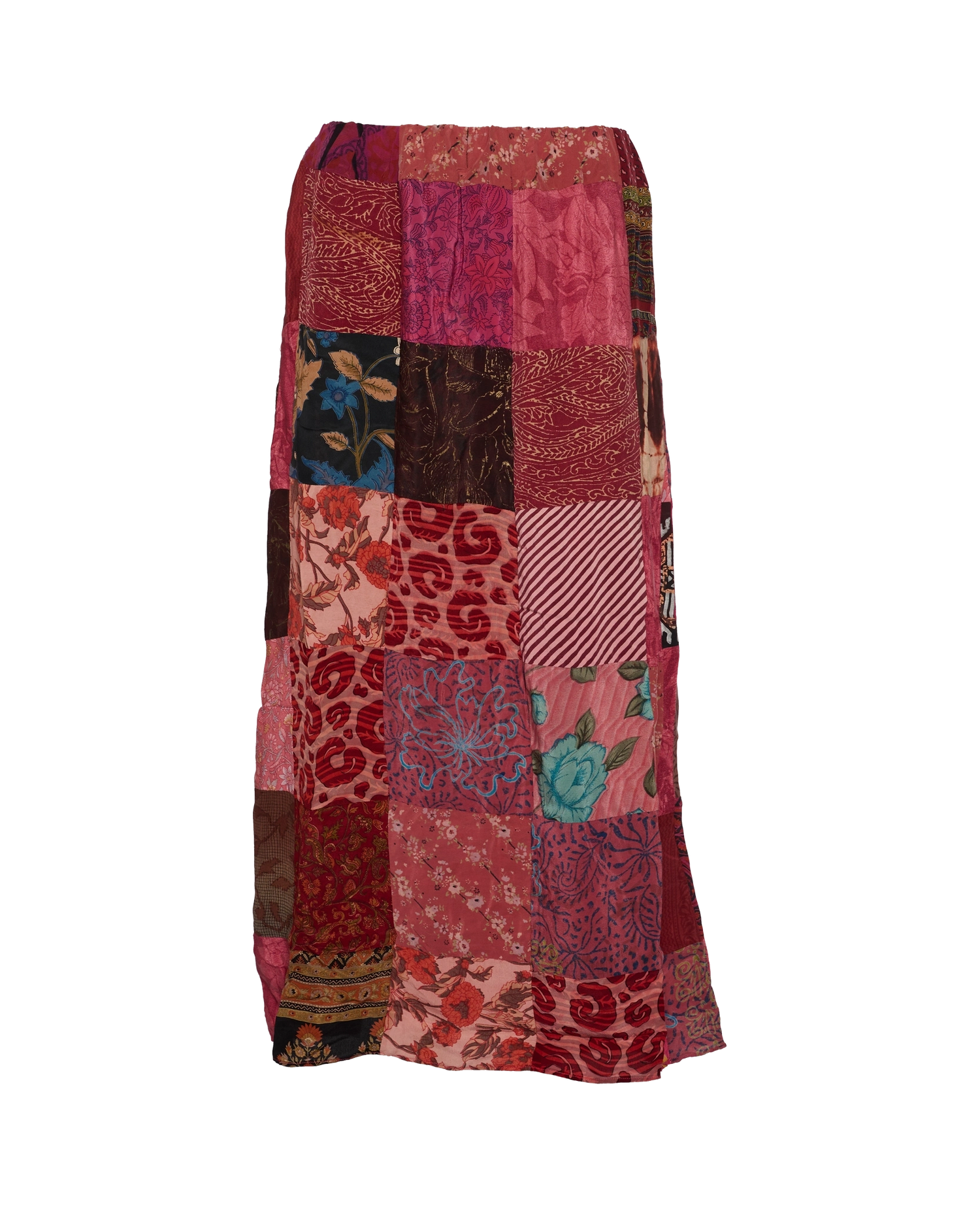 Maddie SILK Patchwork Skirt - No. 32