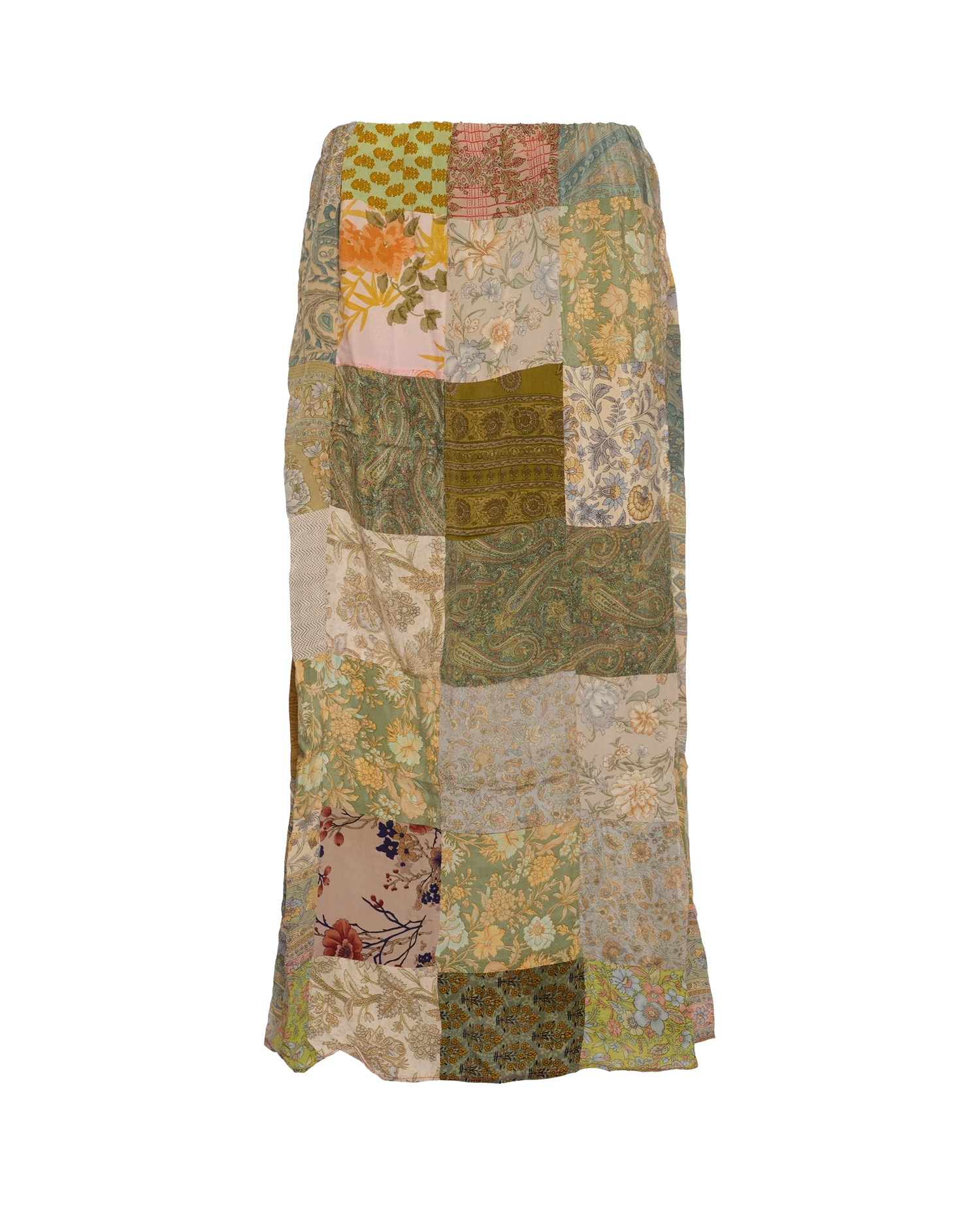 Maddie SILK Patchwork Skirt - No. 34