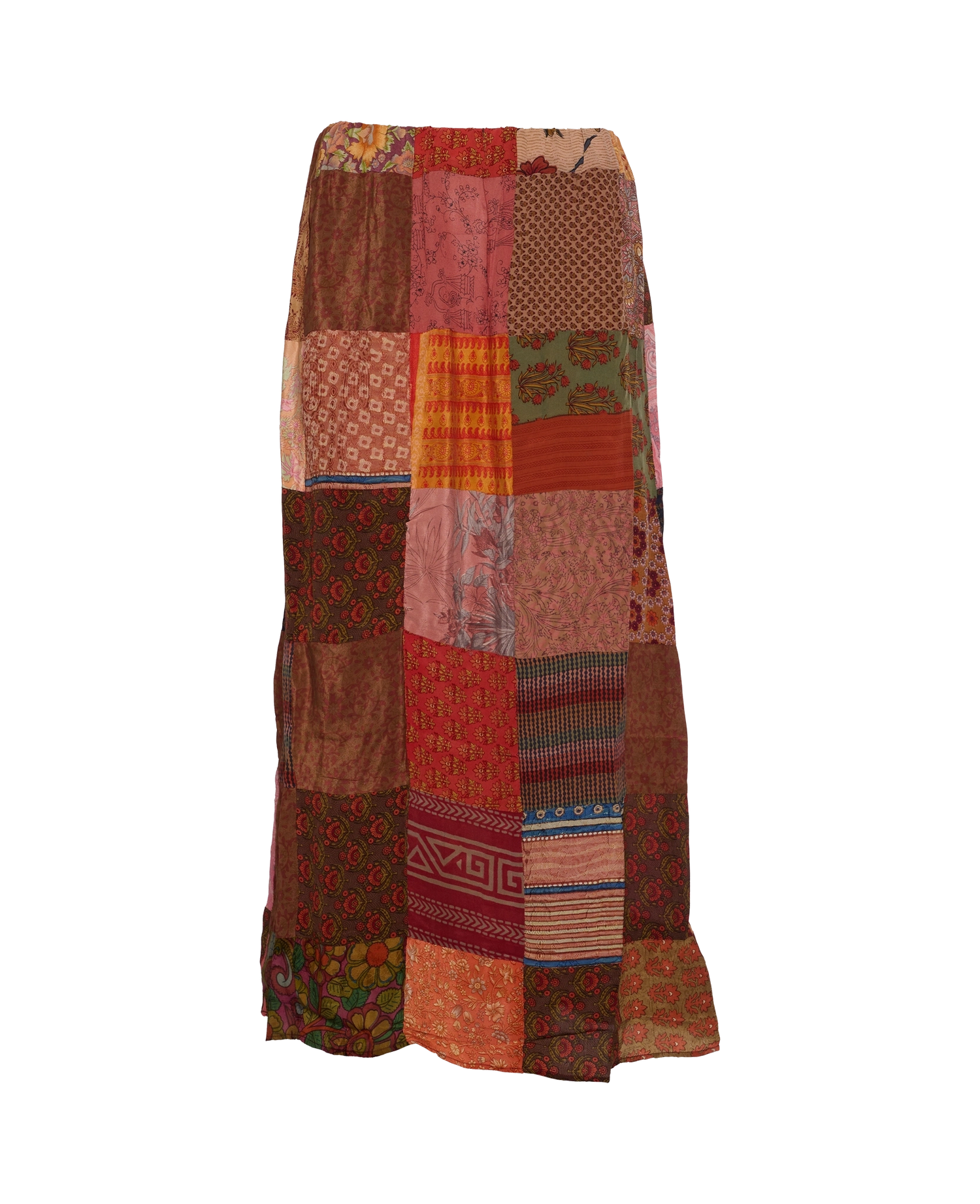 Maddie SILK Patchwork Skirt - No. 40
