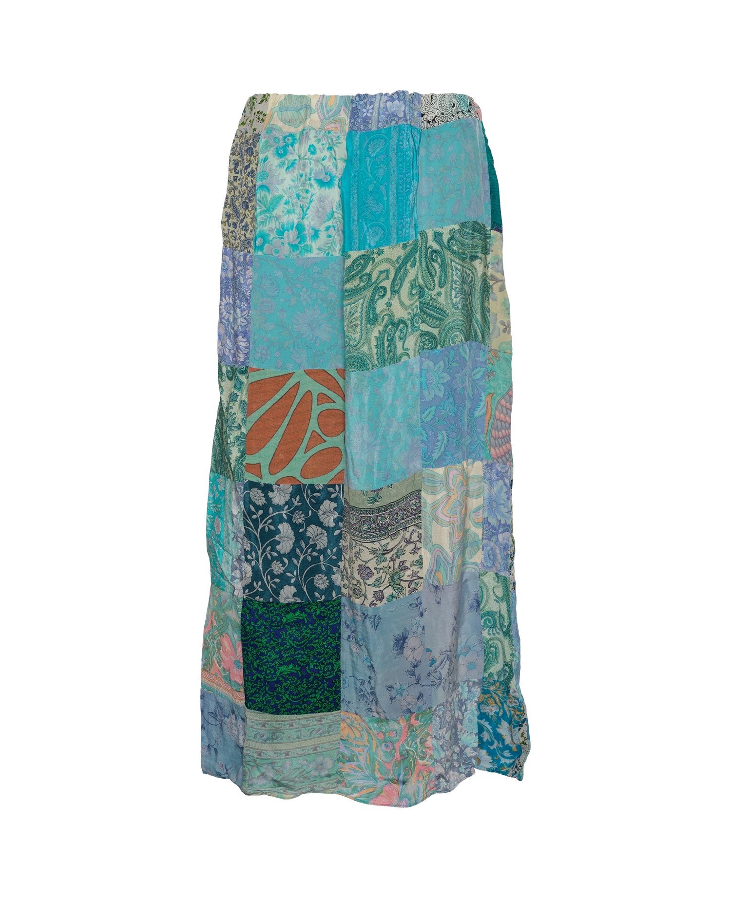 Maddie SILK Patchwork Skirt - No. 44