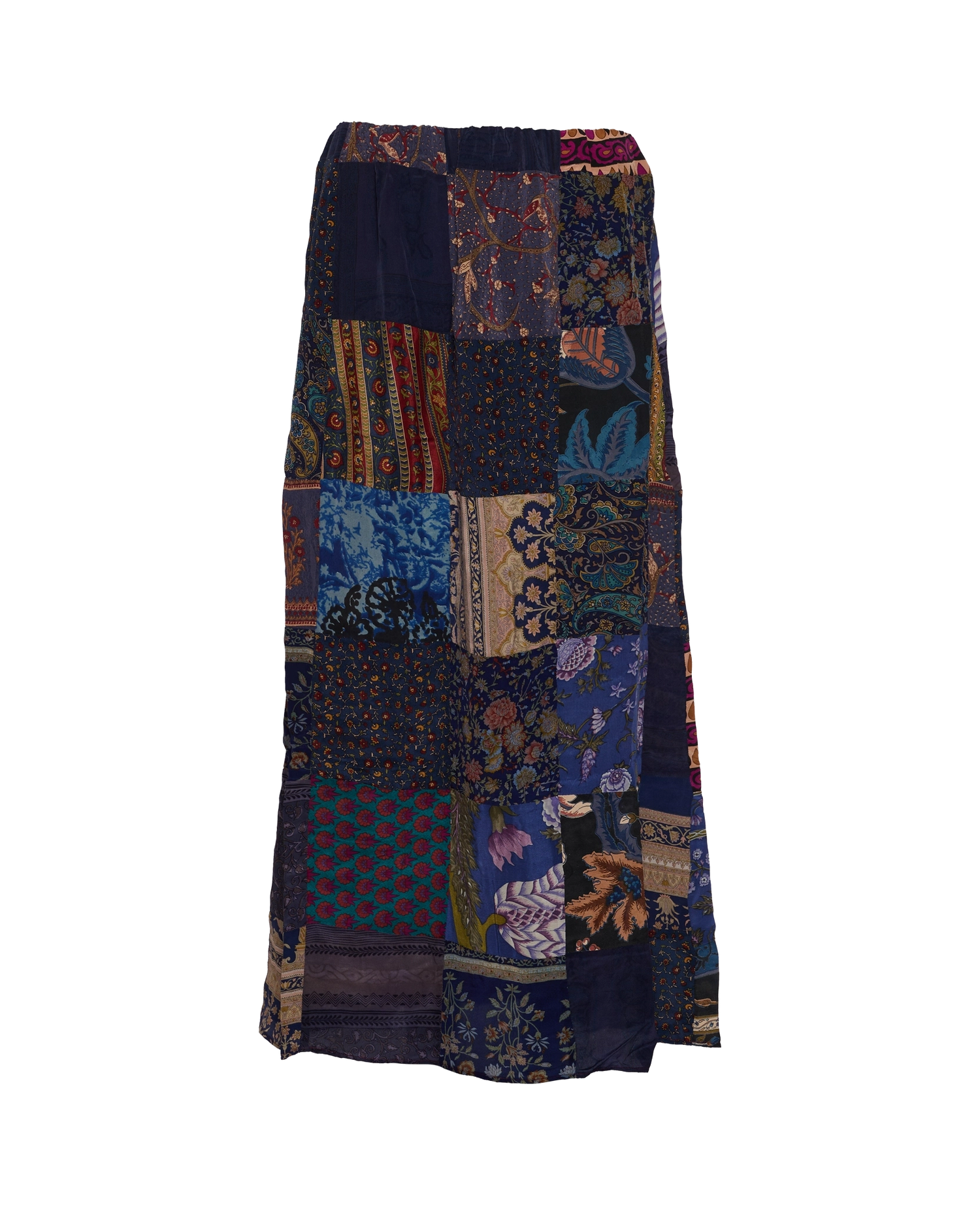 Maddie SILK Patchwork Skirt - No. 47