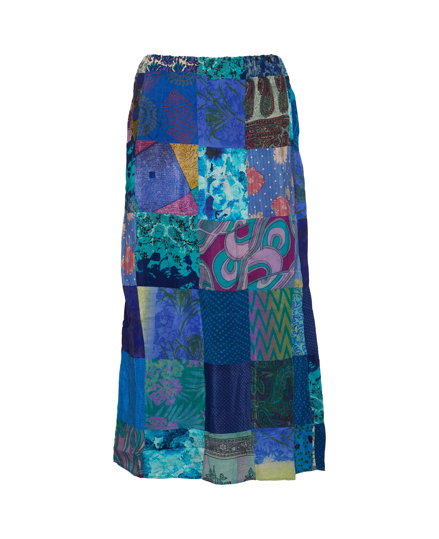 Maddie SILK Patchwork Skirt - No. 48