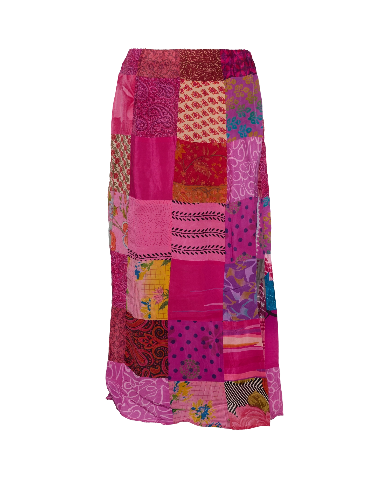 Maddie SILK Patchwork Skirt - No. 49