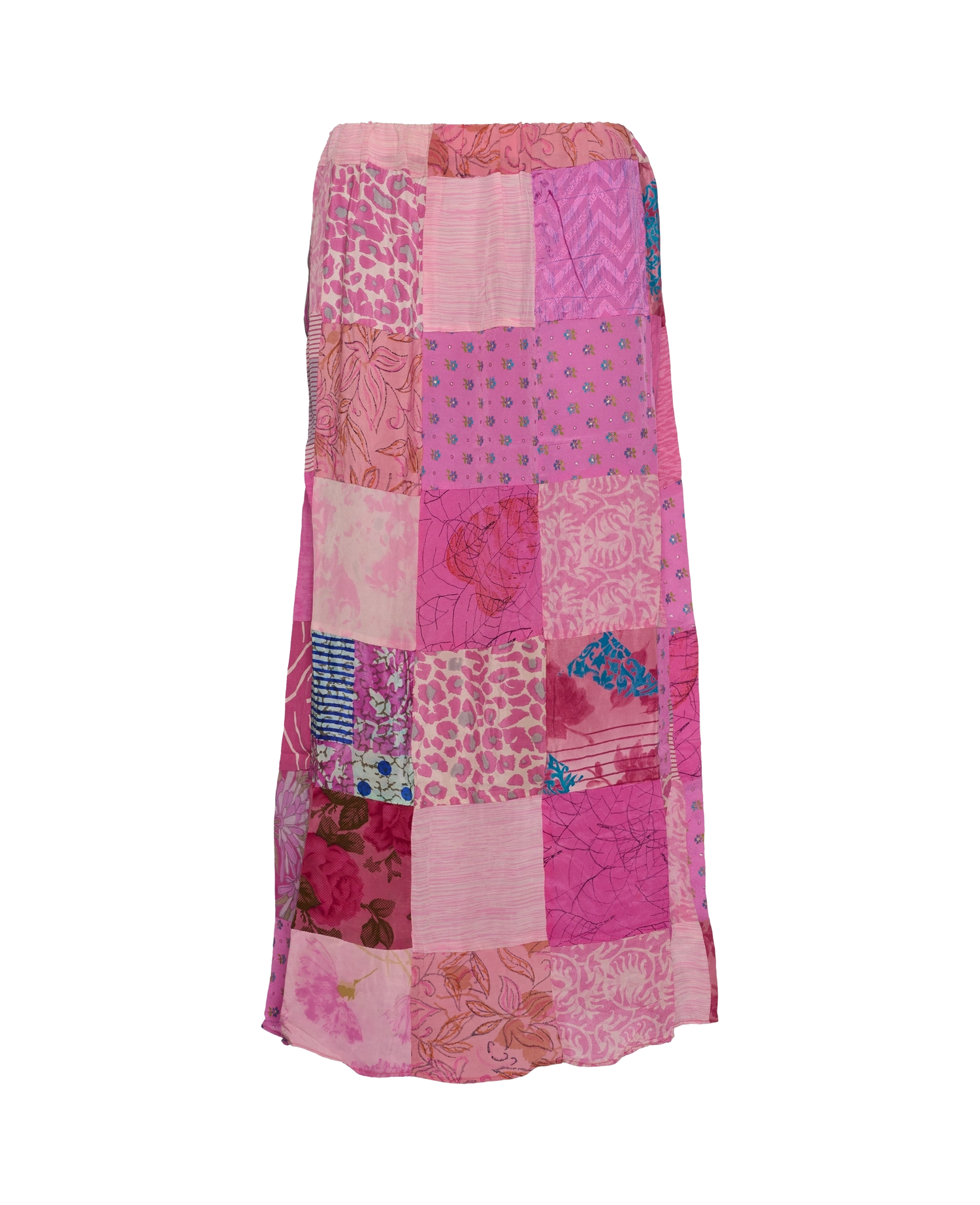 Maddie SILK Patchwork Skirt - No. 52