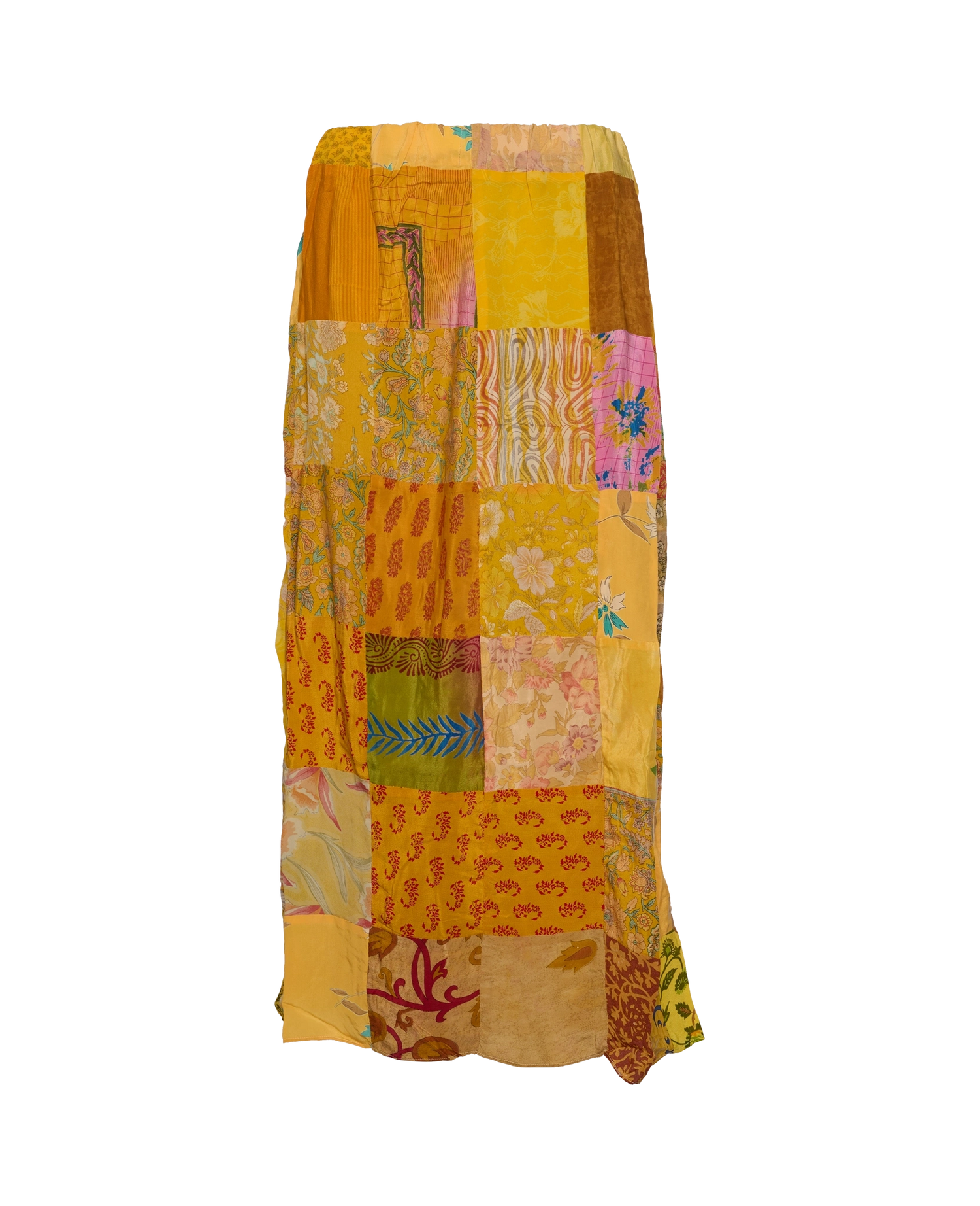 Maddie SILK Patchwork Skirt - No. 53