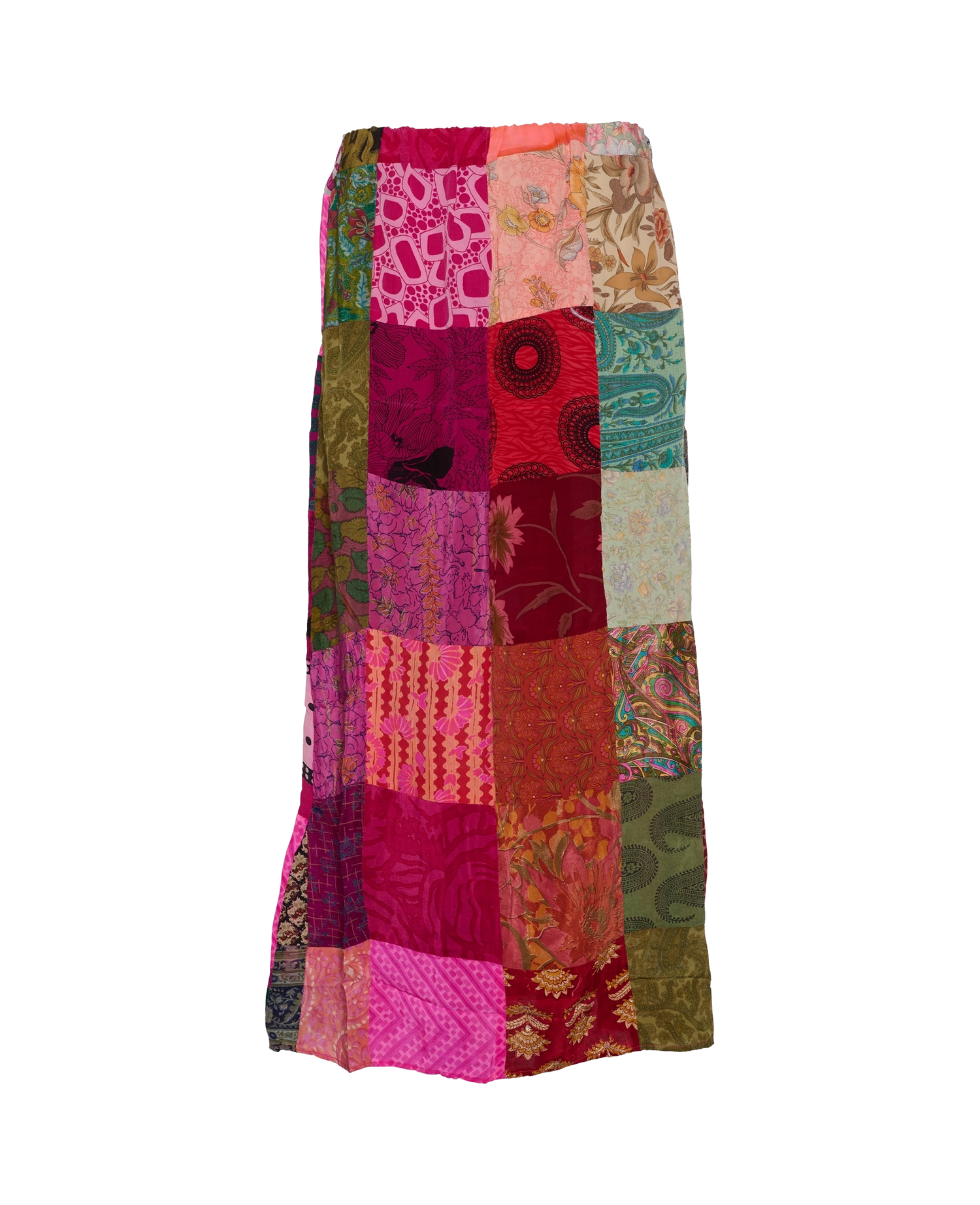 Maddie SILK Patchwork Skirt - No. 54