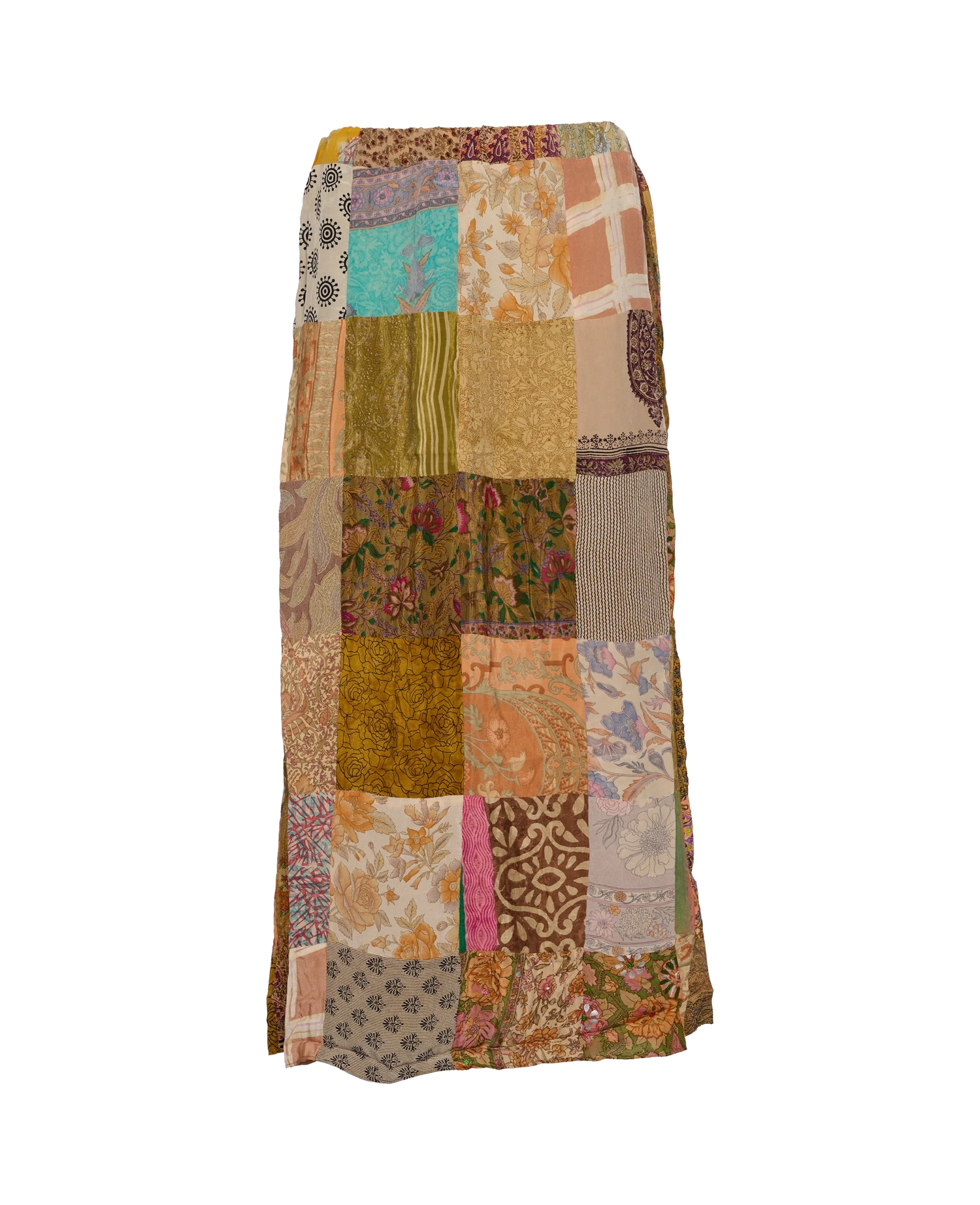 Maddie SILK Patchwork Skirt - No. 57