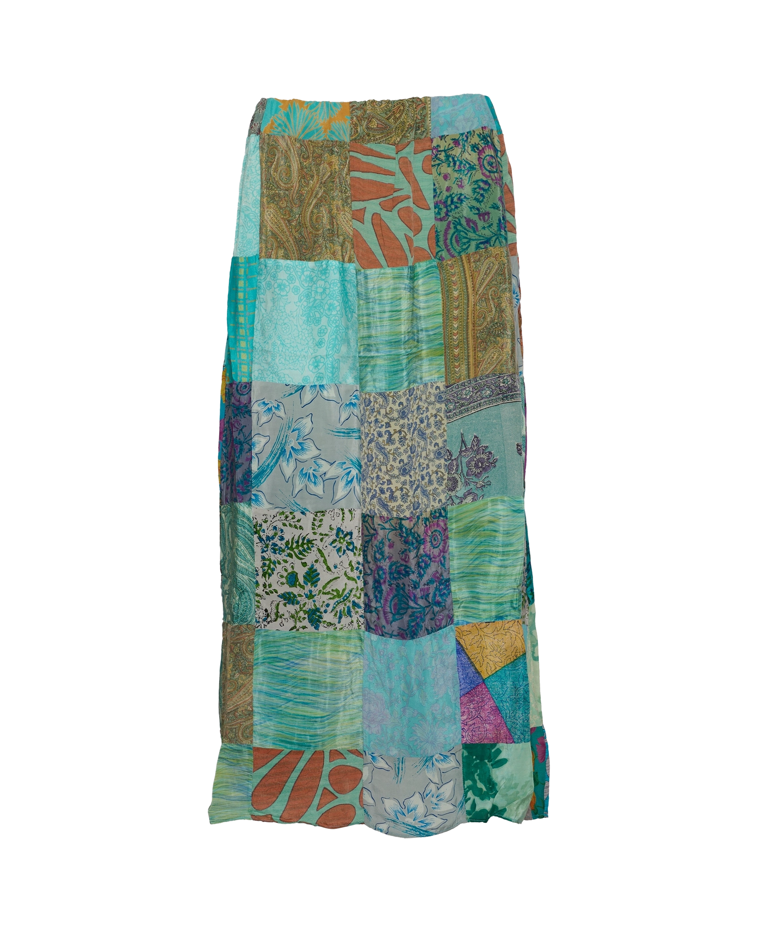 Maddie SILK Patchwork Skirt - No. 59