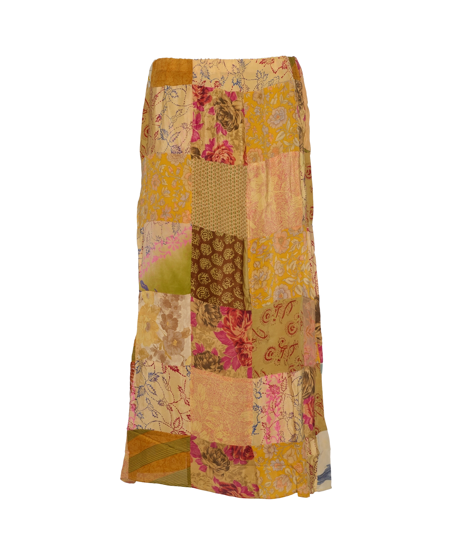 Maddie SILK Patchwork Skirt - No. 61