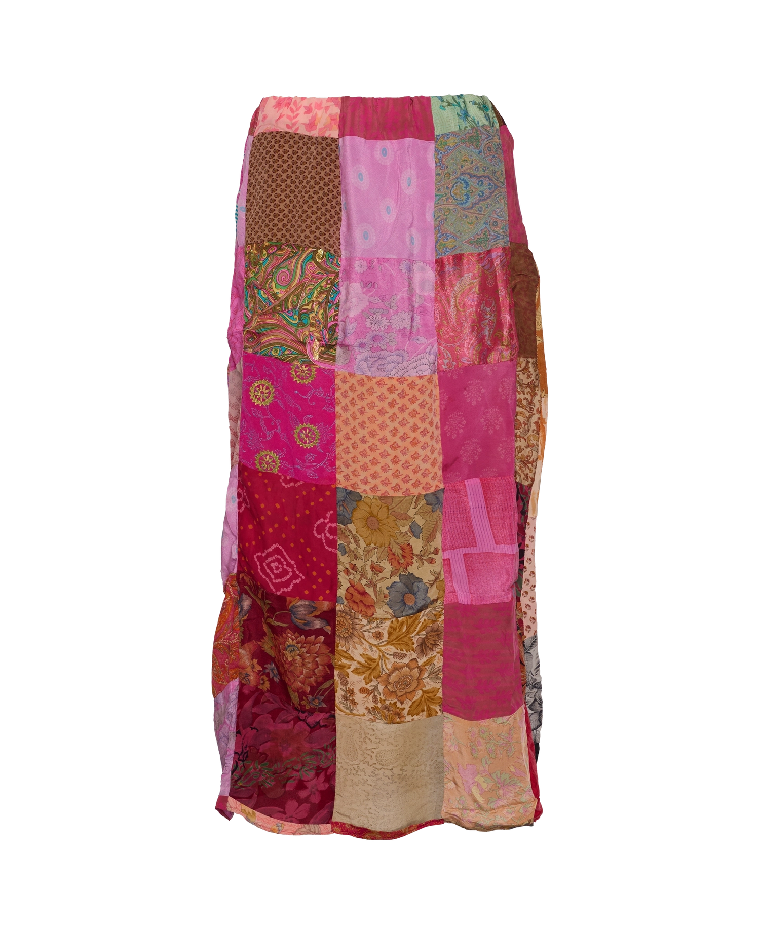 Maddie SILK Patchwork Skirt - No. 66