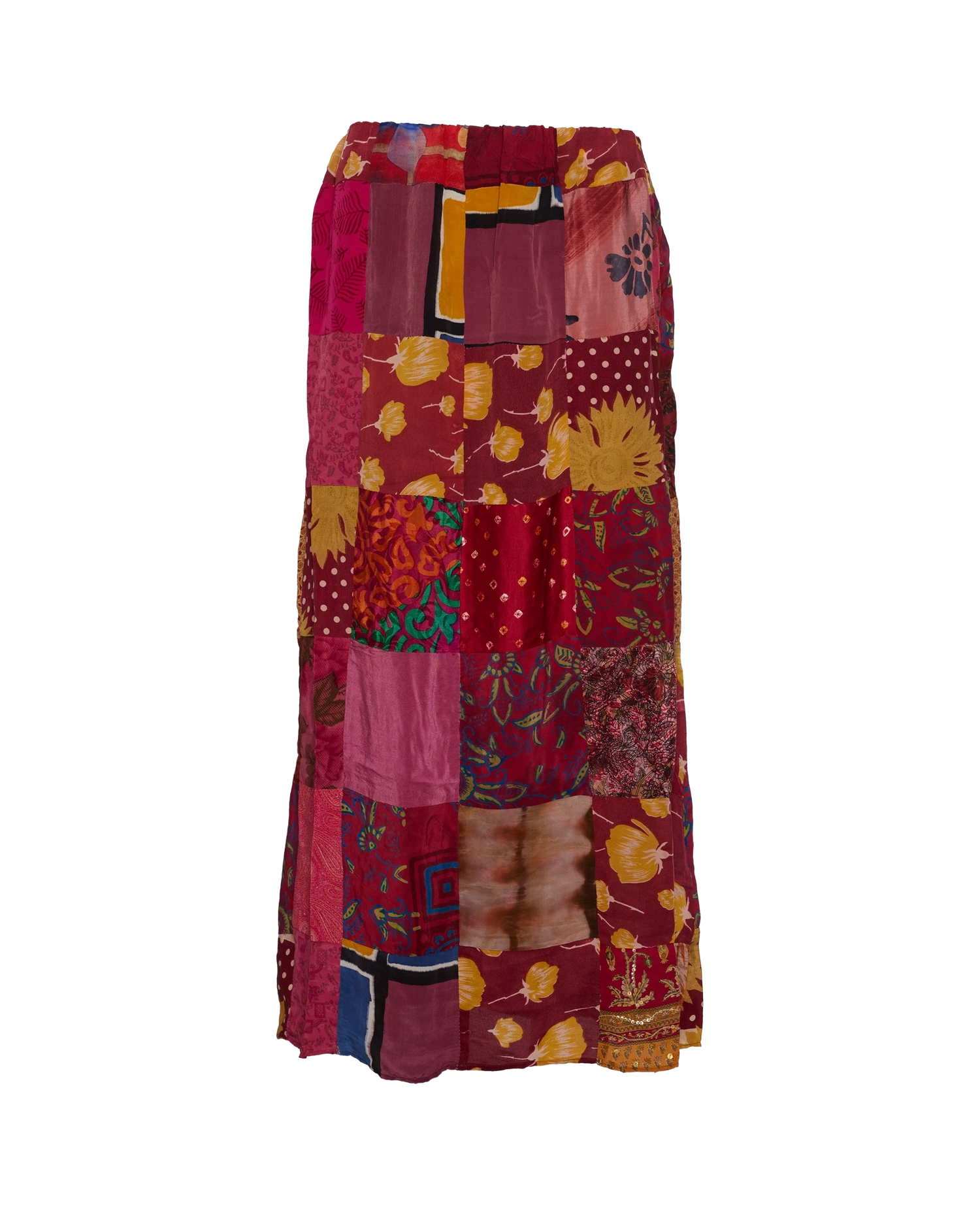 Maddie SILK Patchwork Skirt - No. 68