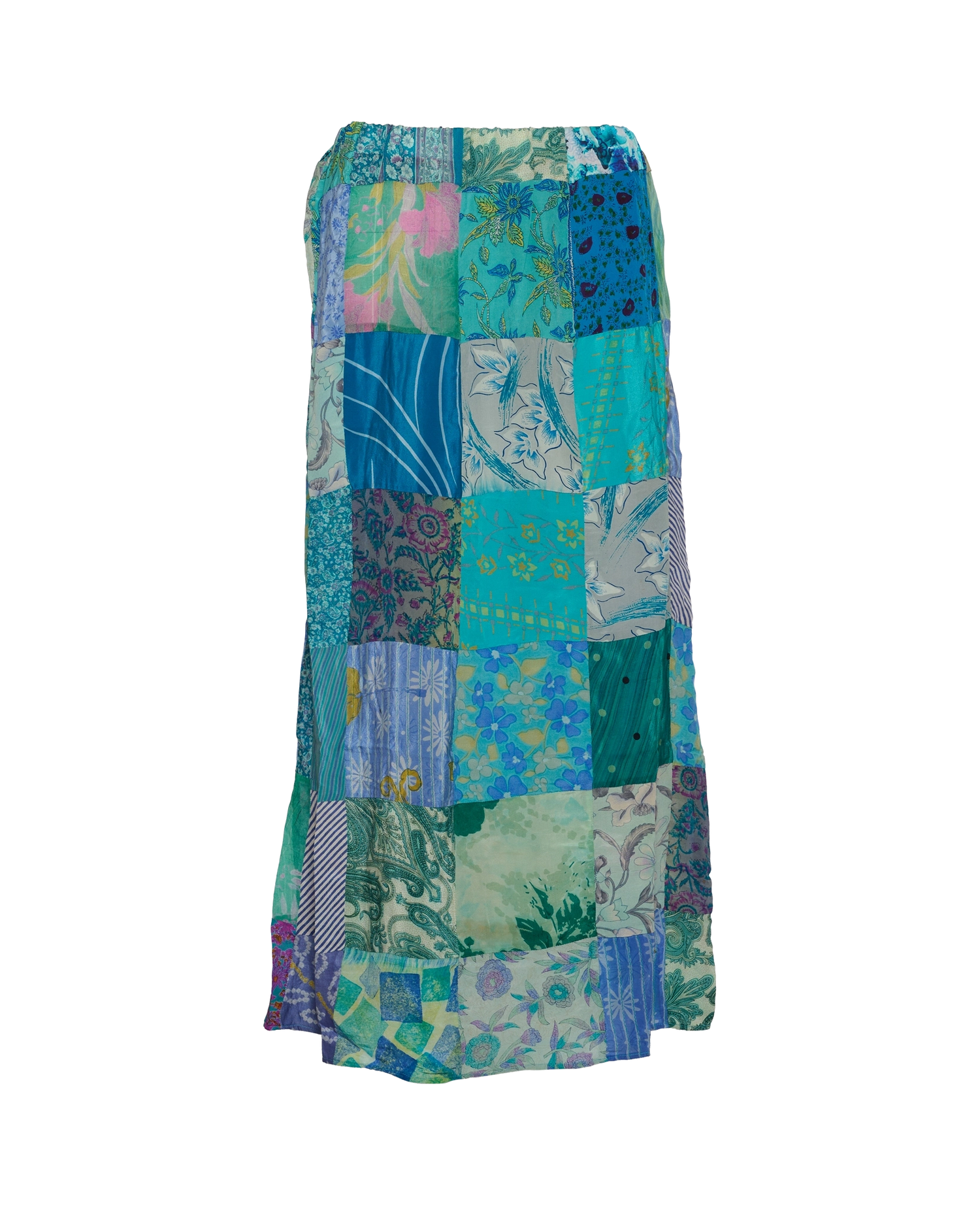 Maddie SILK Patchwork Skirt - No. 69