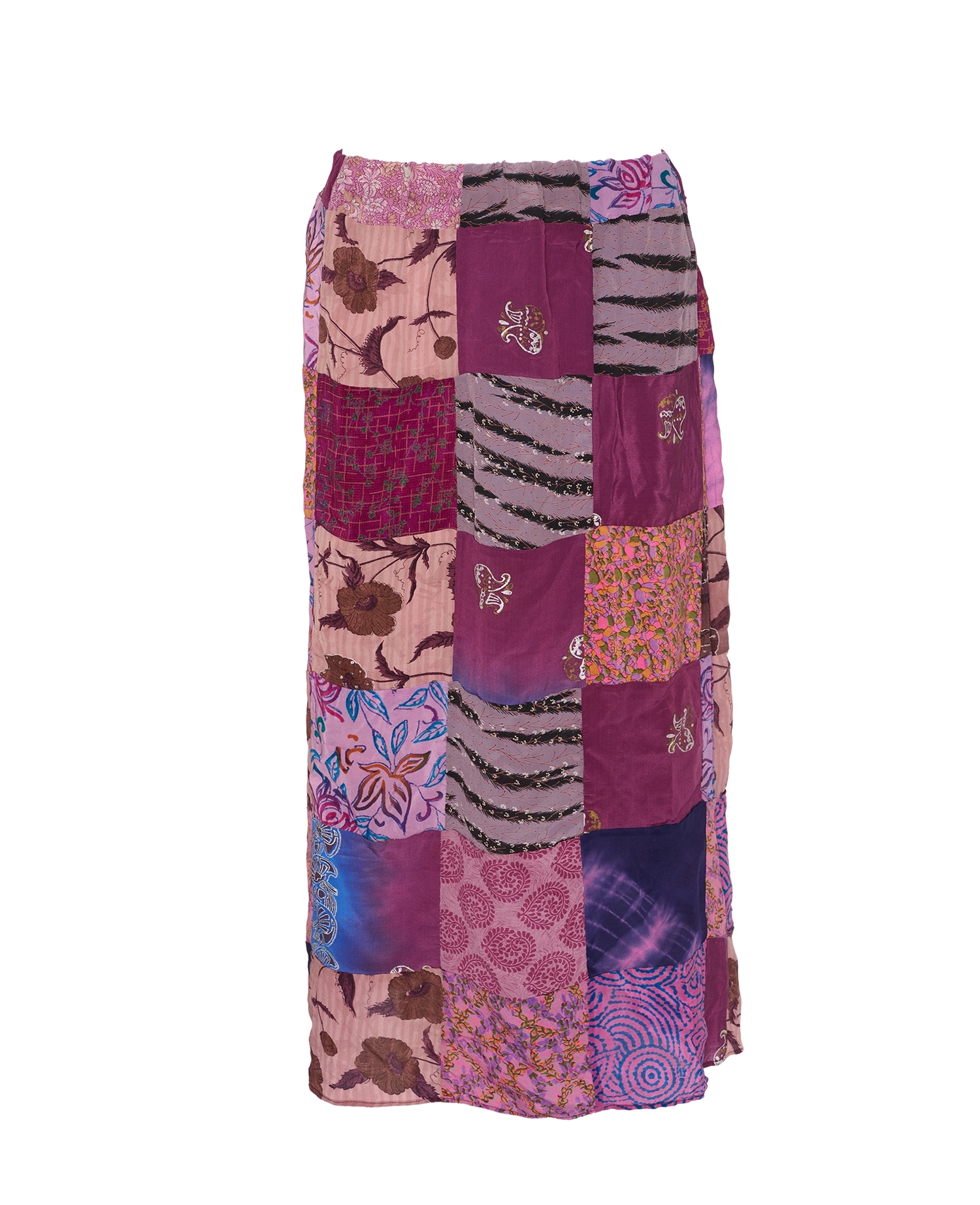 Maddie SILK Patchwork Skirt - No. 71
