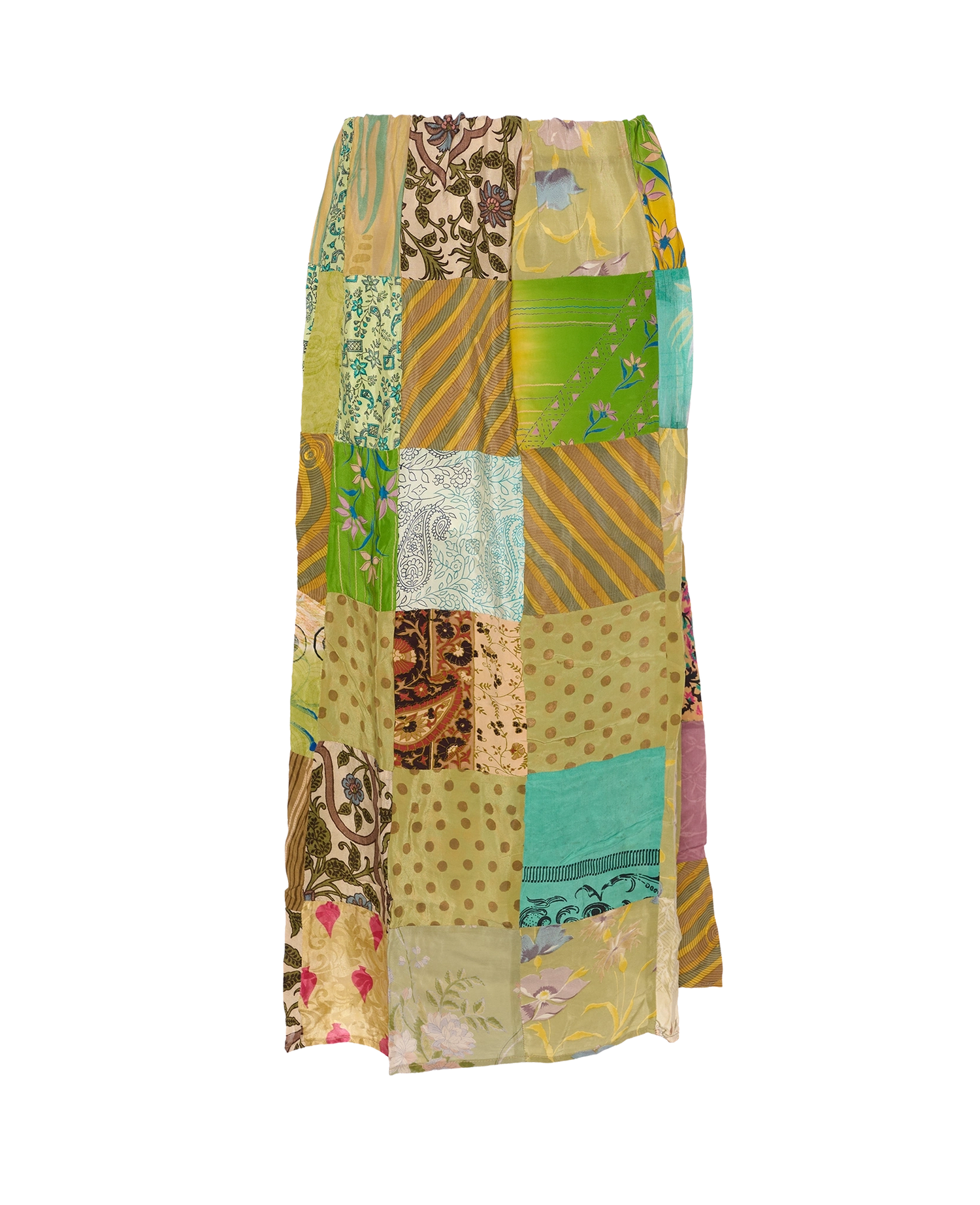 Maddie SILK Patchwork Skirt - No. 78