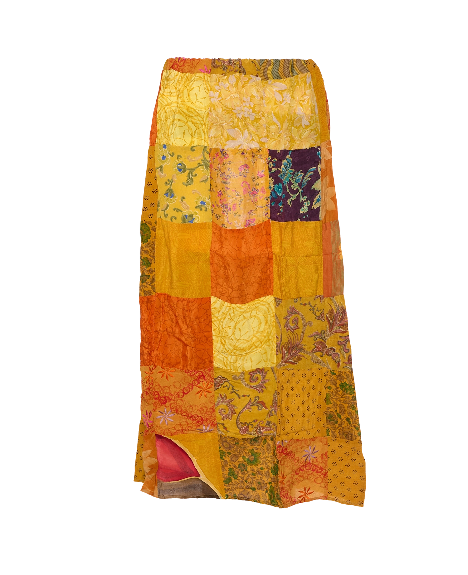 Maddie SILK Patchwork Skirt - No. 82