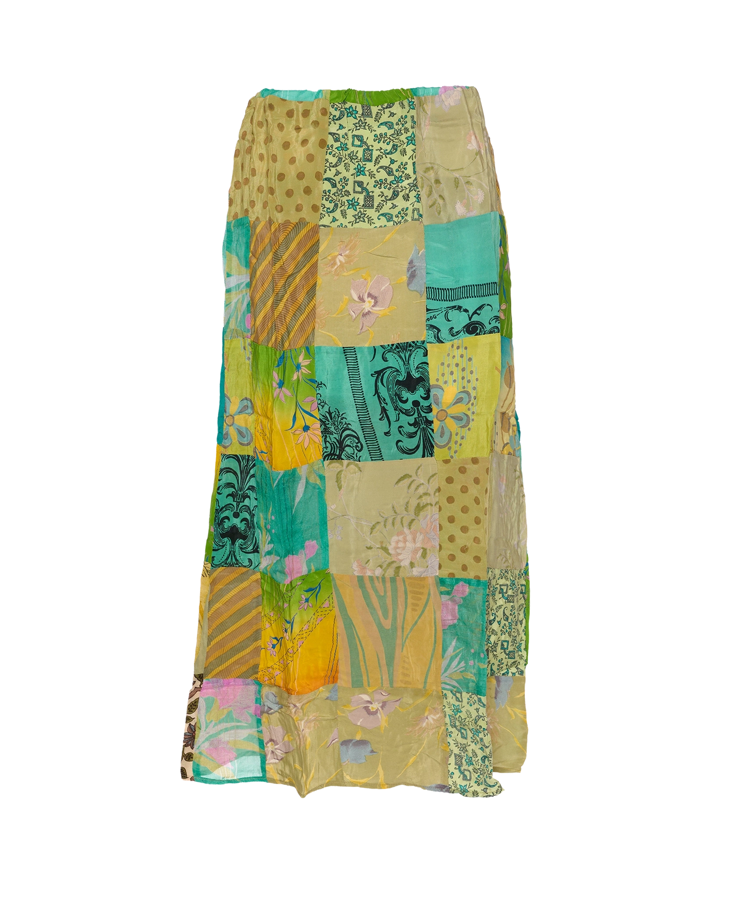 Maddie SILK Patchwork Skirt - No. 84