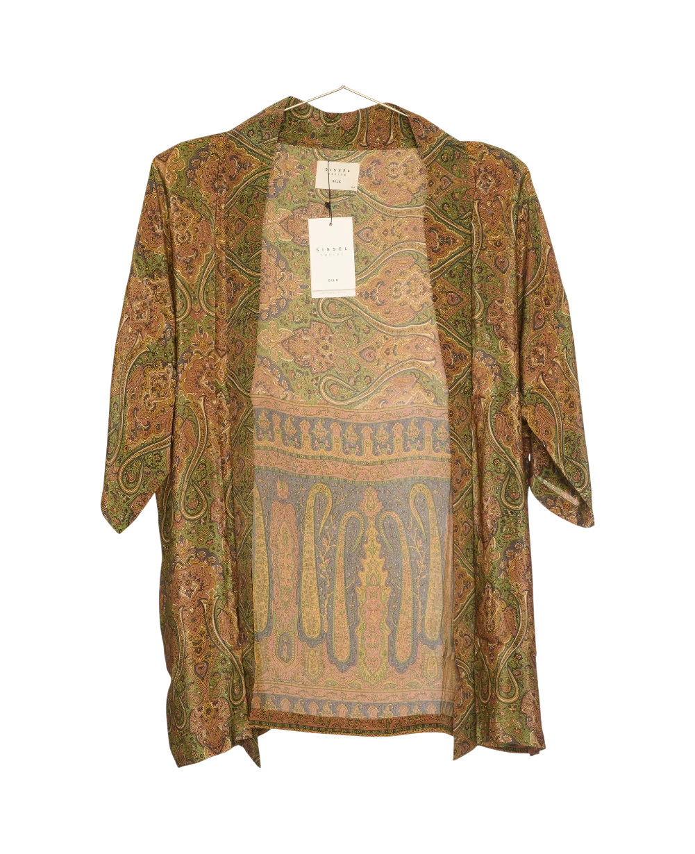Lotus SILK Kimono - No. 634