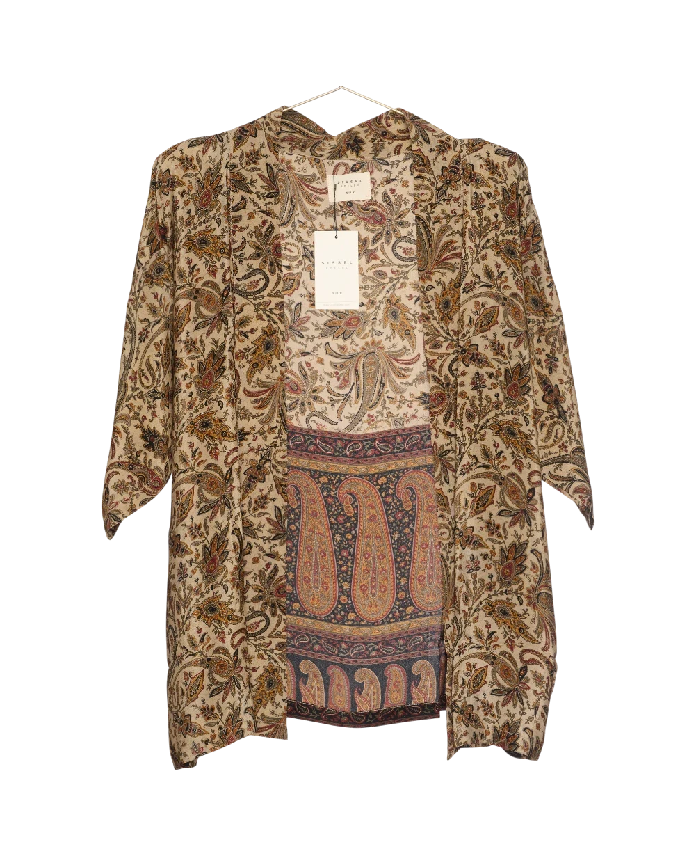 Lotus SILK Kimono - No. 638