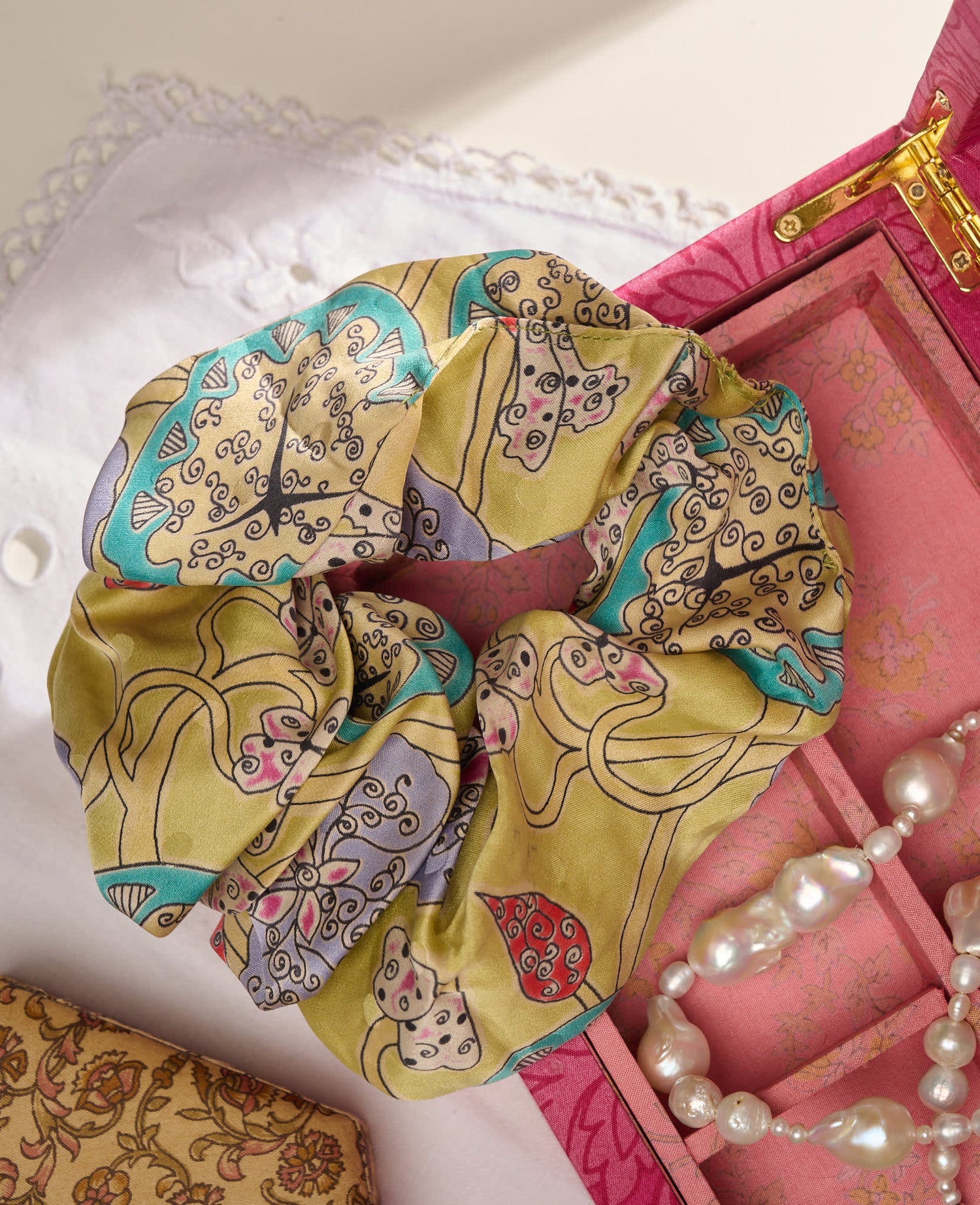 Meadow SILK Scrunchie - No. 74