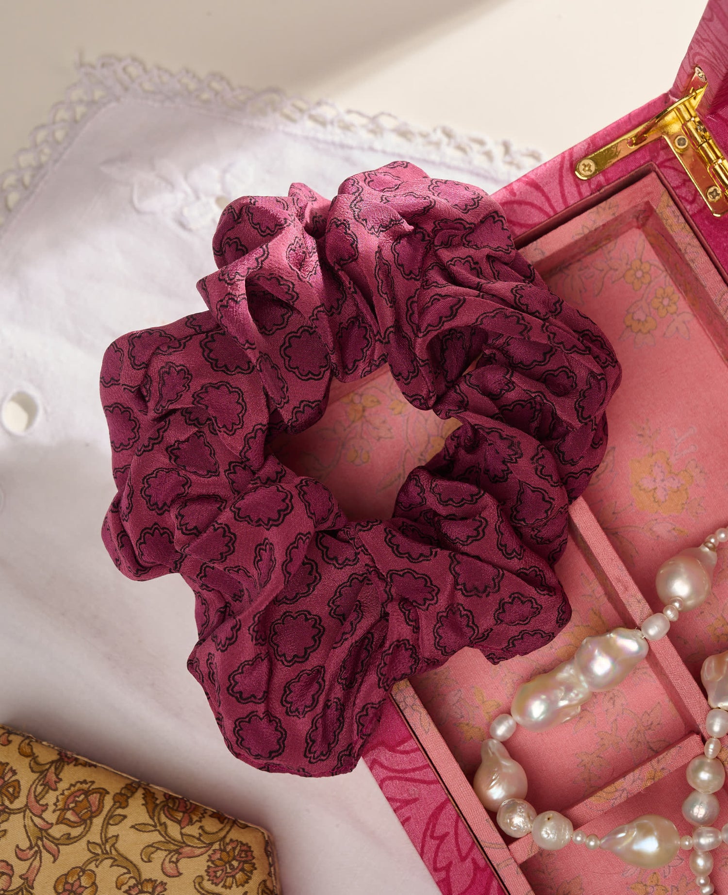 Meadow SILK Scrunchie - No. 79