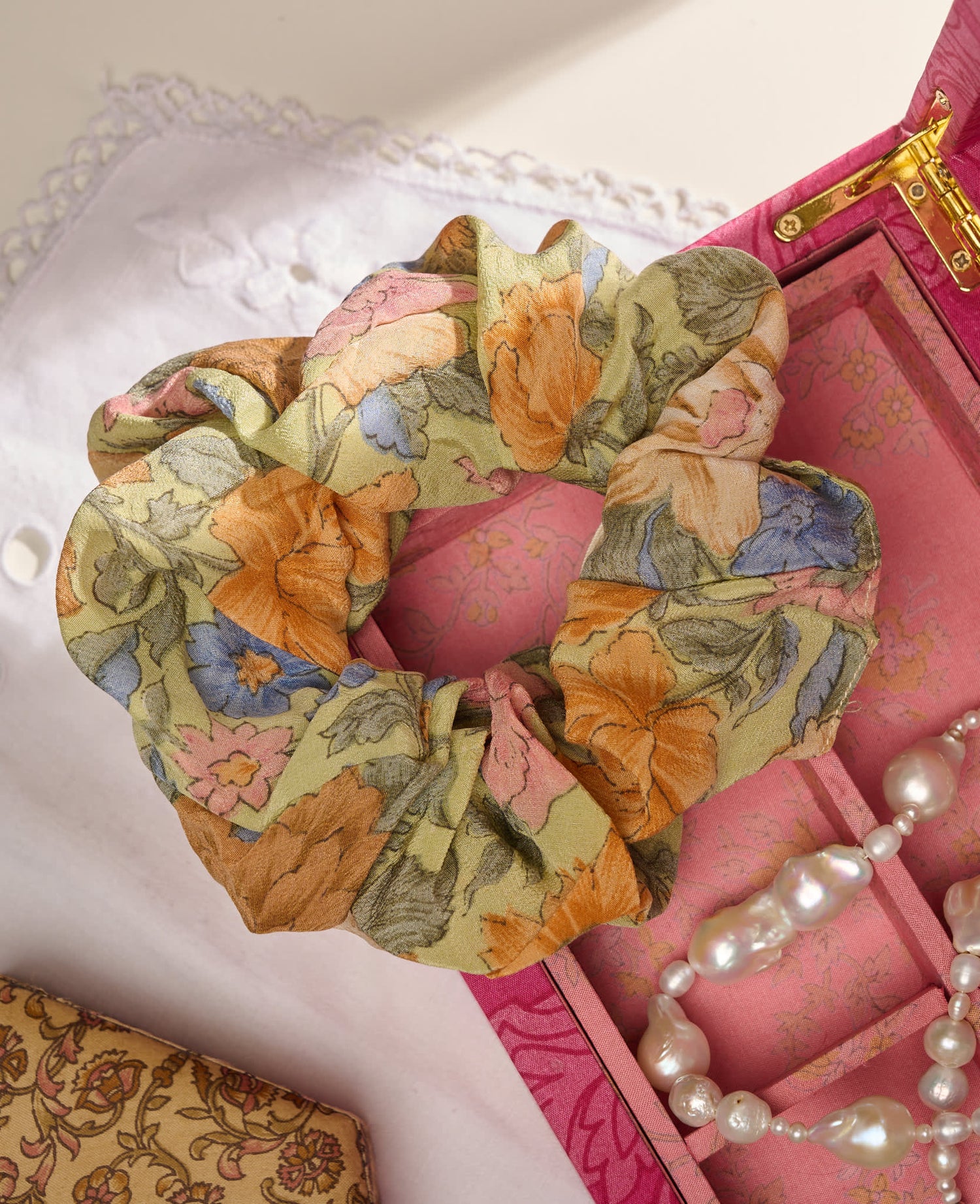 Meadow SILK Scrunchie - No. 81