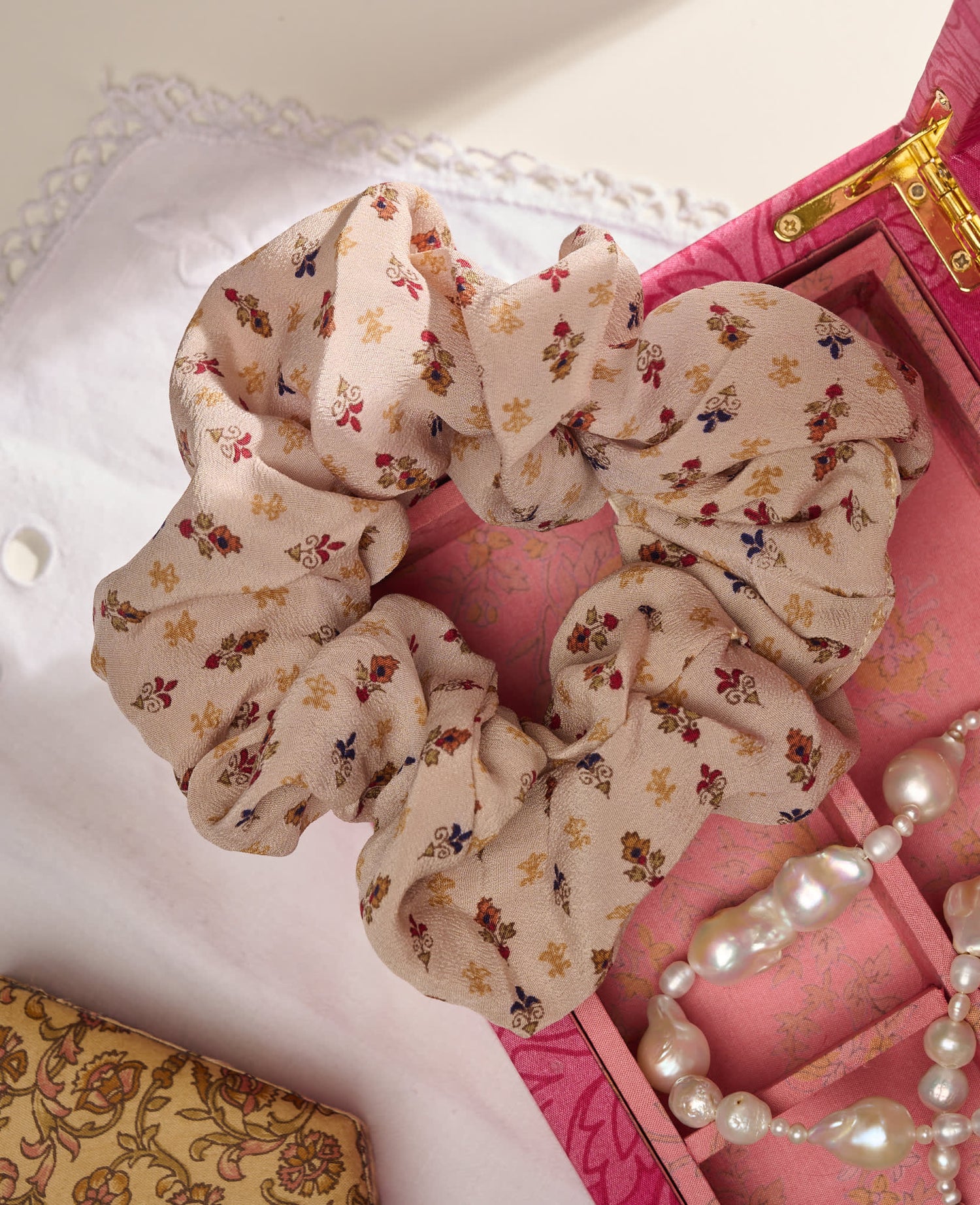 Meadow SILK Scrunchie - No. 82