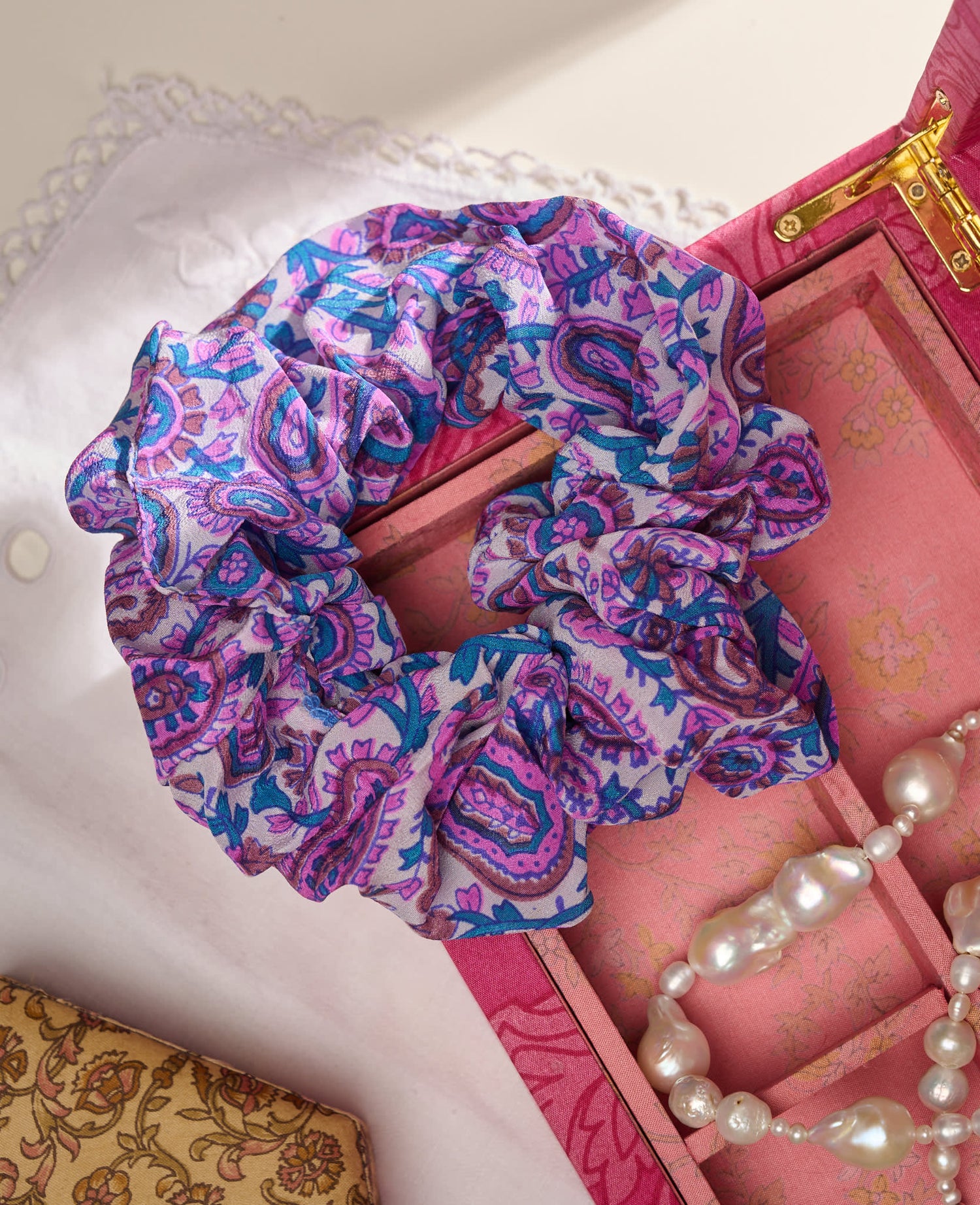 Meadow SILK Scrunchie - No. 83