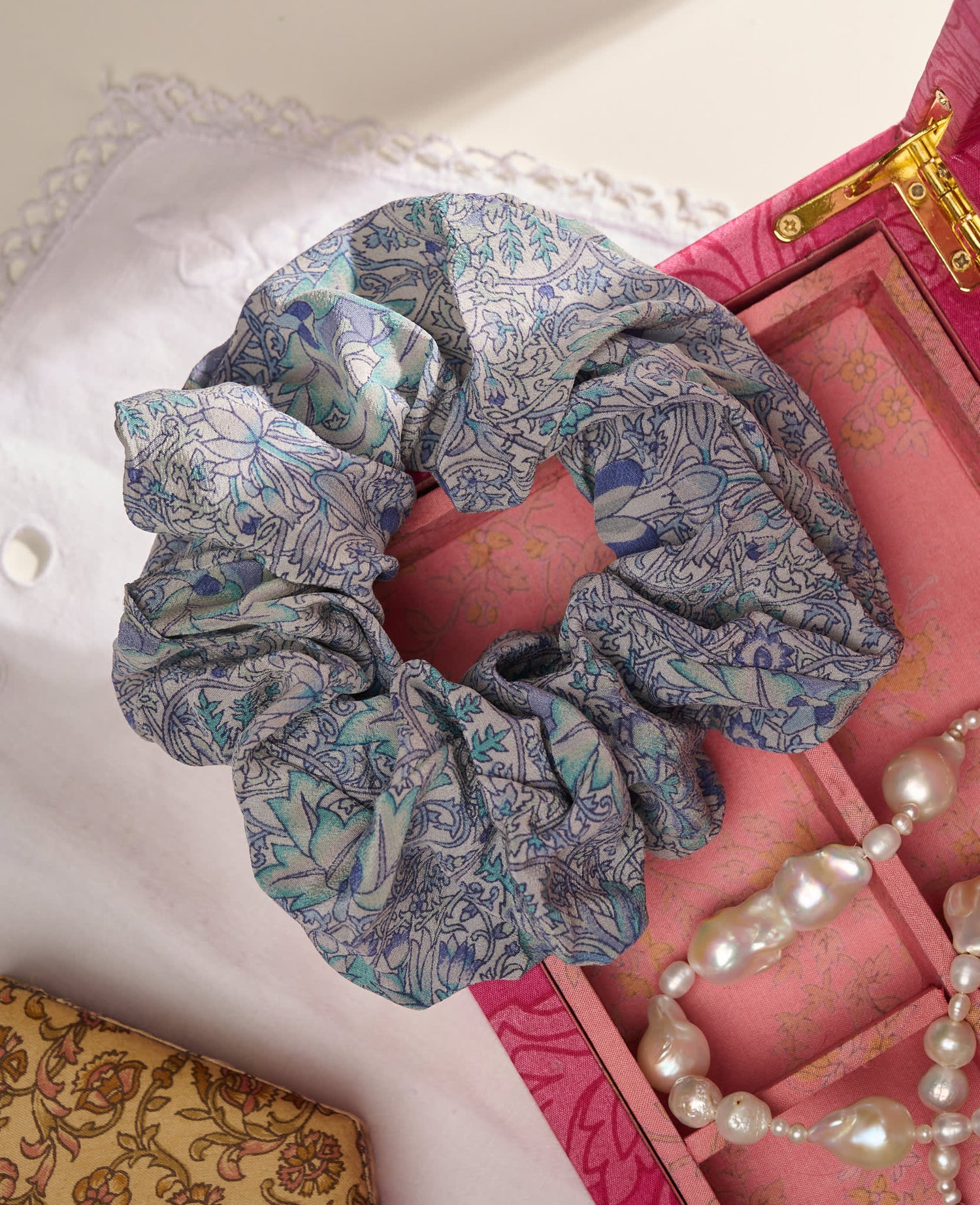 Meadow SILK Scrunchie - No. 84