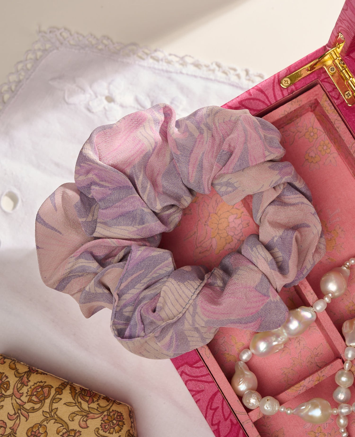 Meadow SILK Scrunchie - No. 85