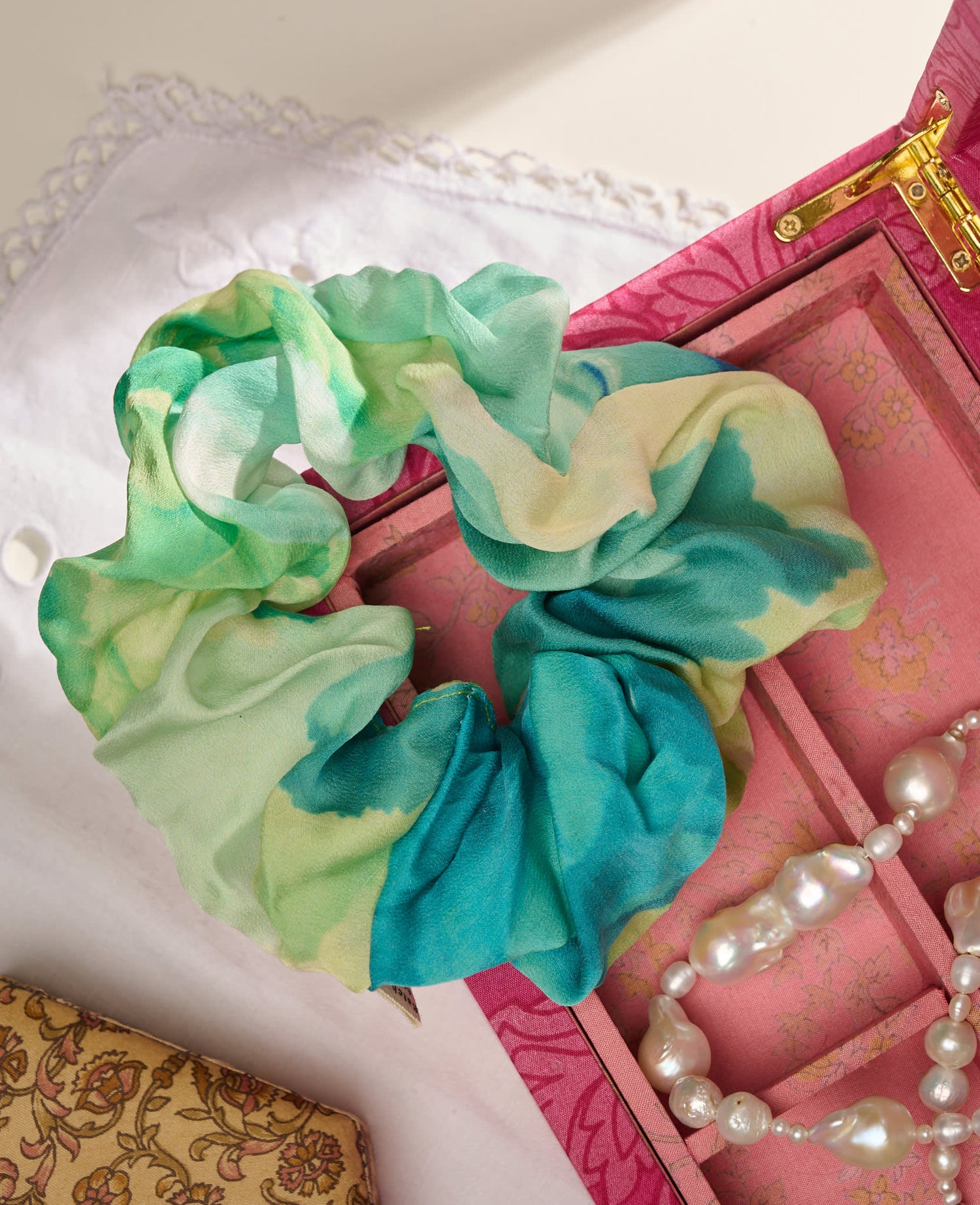 Meadow SILK Scrunchie - No. 87