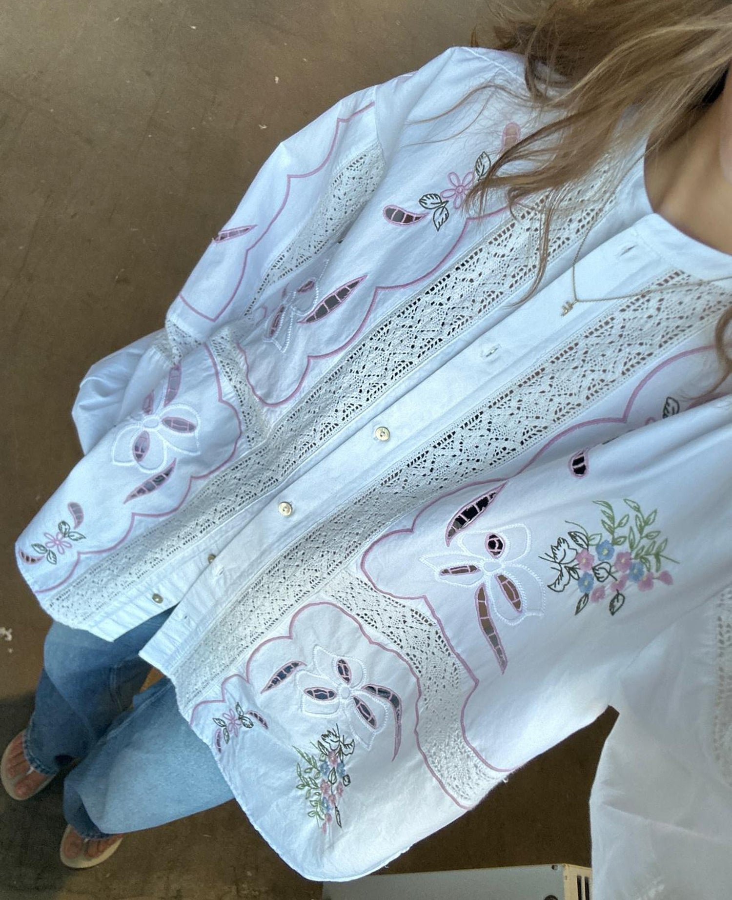 Sada Shirt - White Pastel