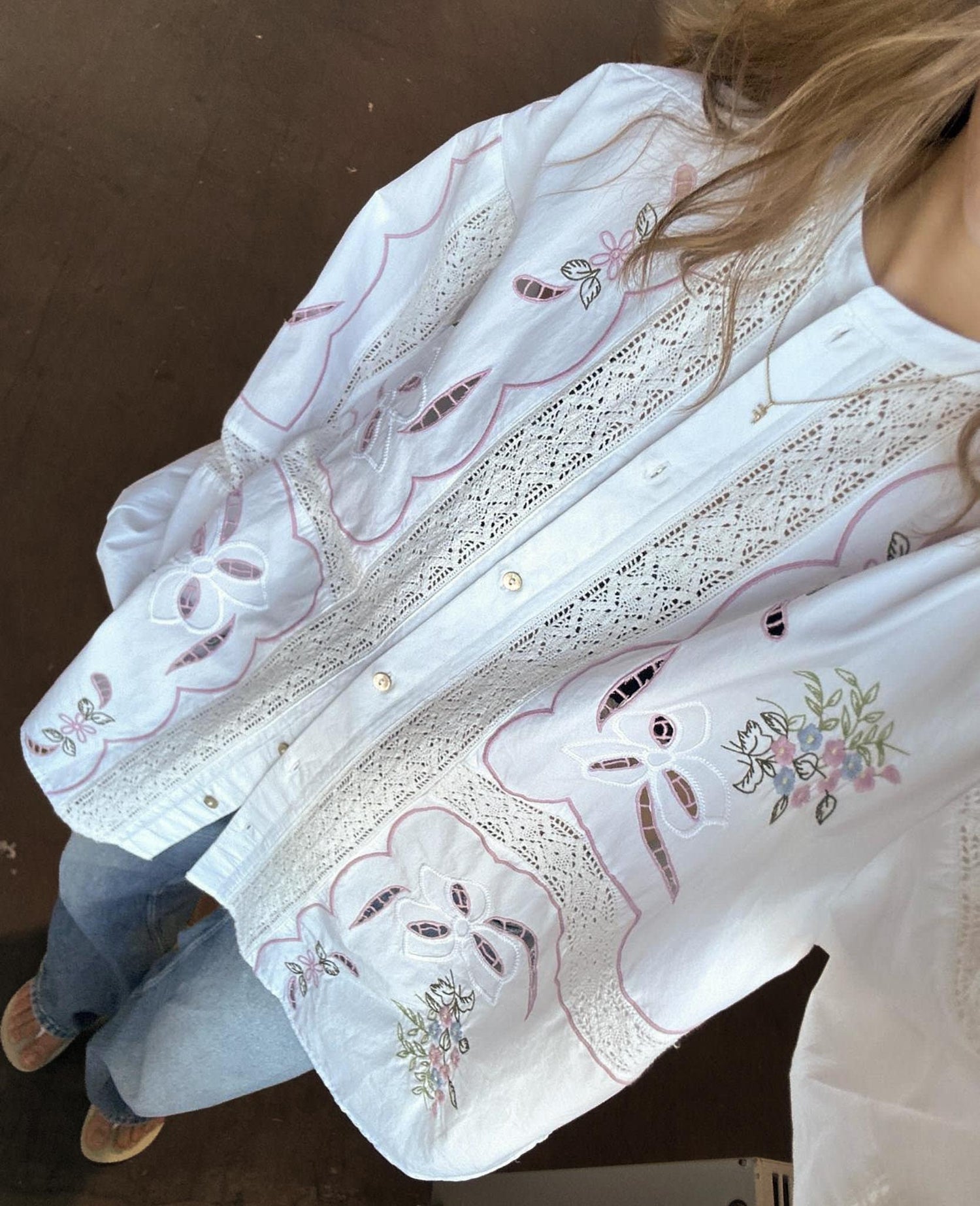 Sada Shirt - White Pastel