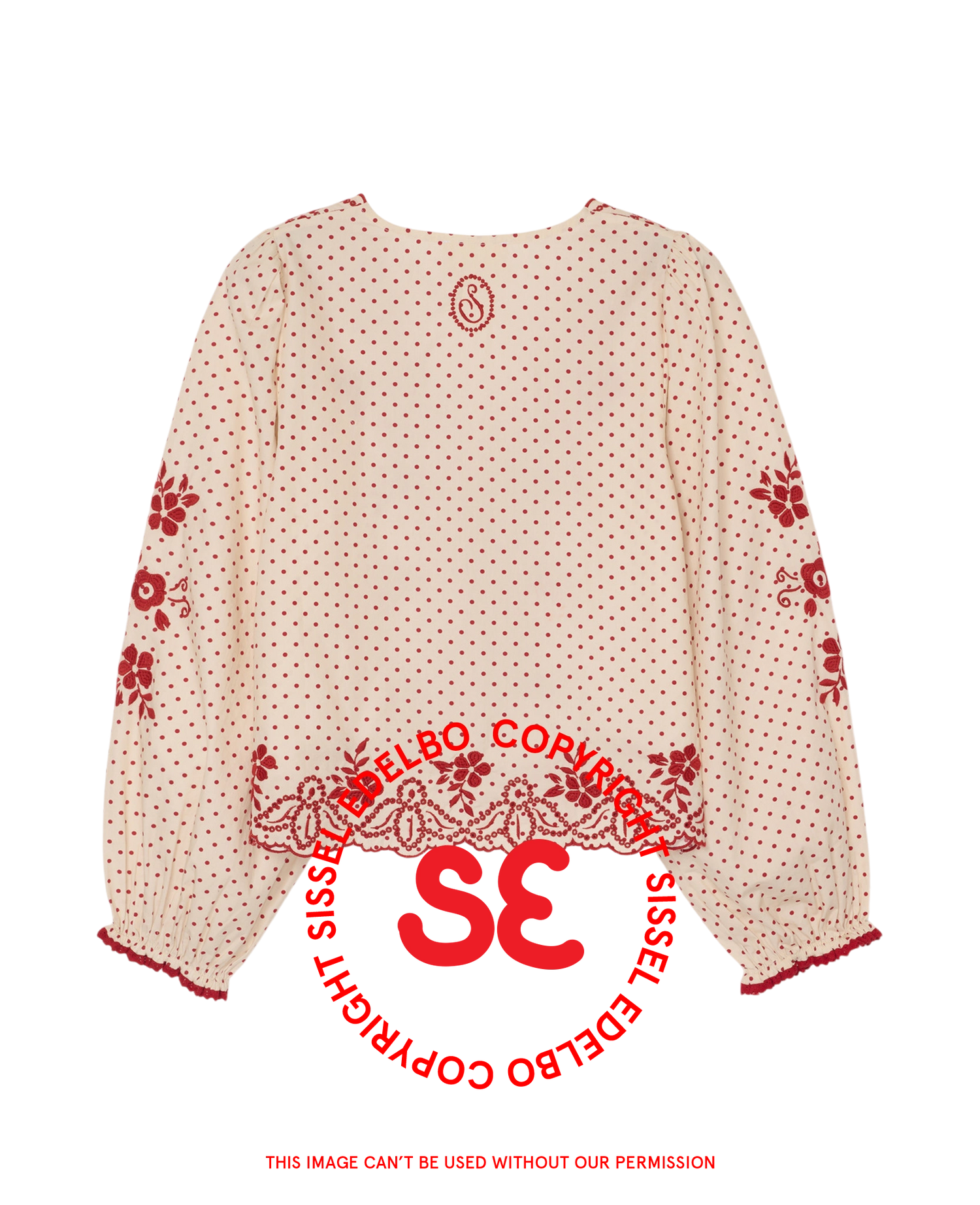Sadie Top - Red Dots