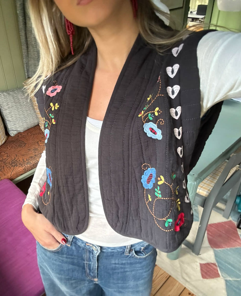 Samira Vest - Almost Black
