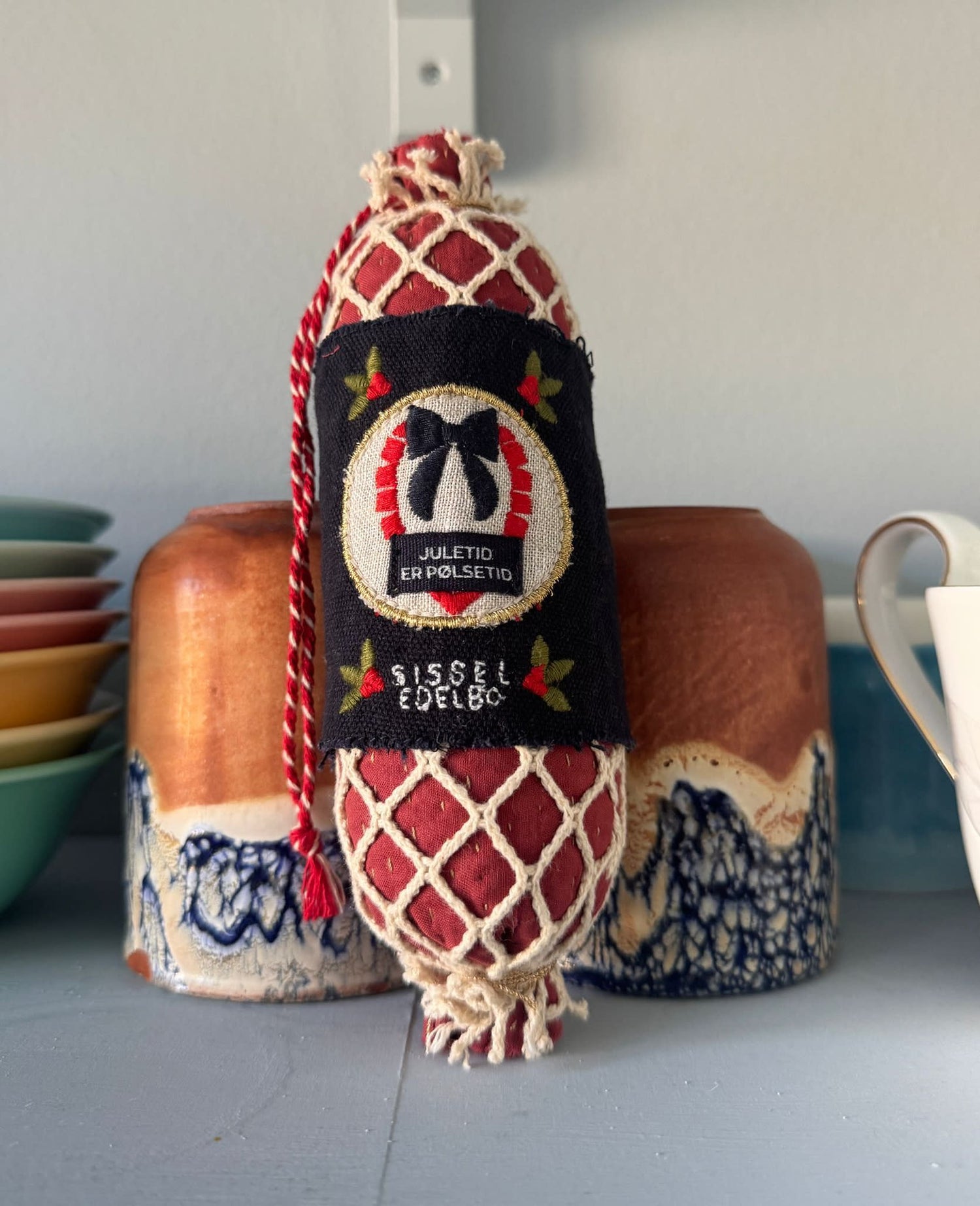 Sausage Ornament - Red