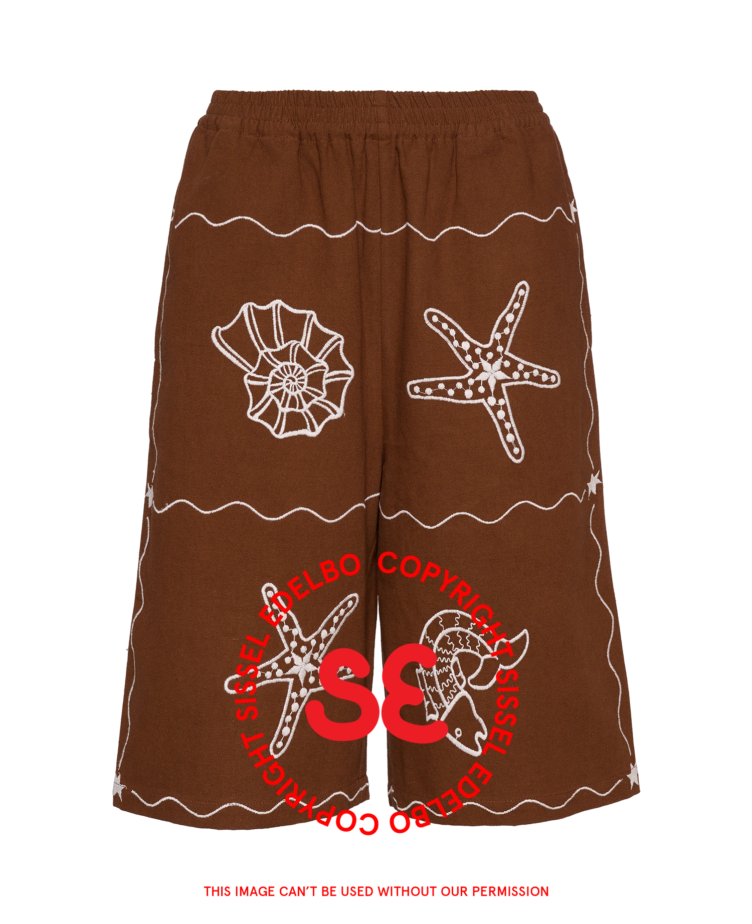 Seashell Shorts - Soft Brown