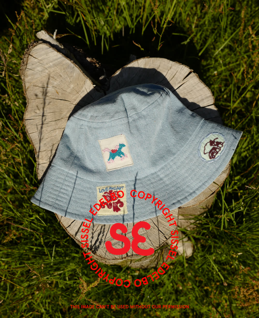 Selma MINI Hat - Blue Patch