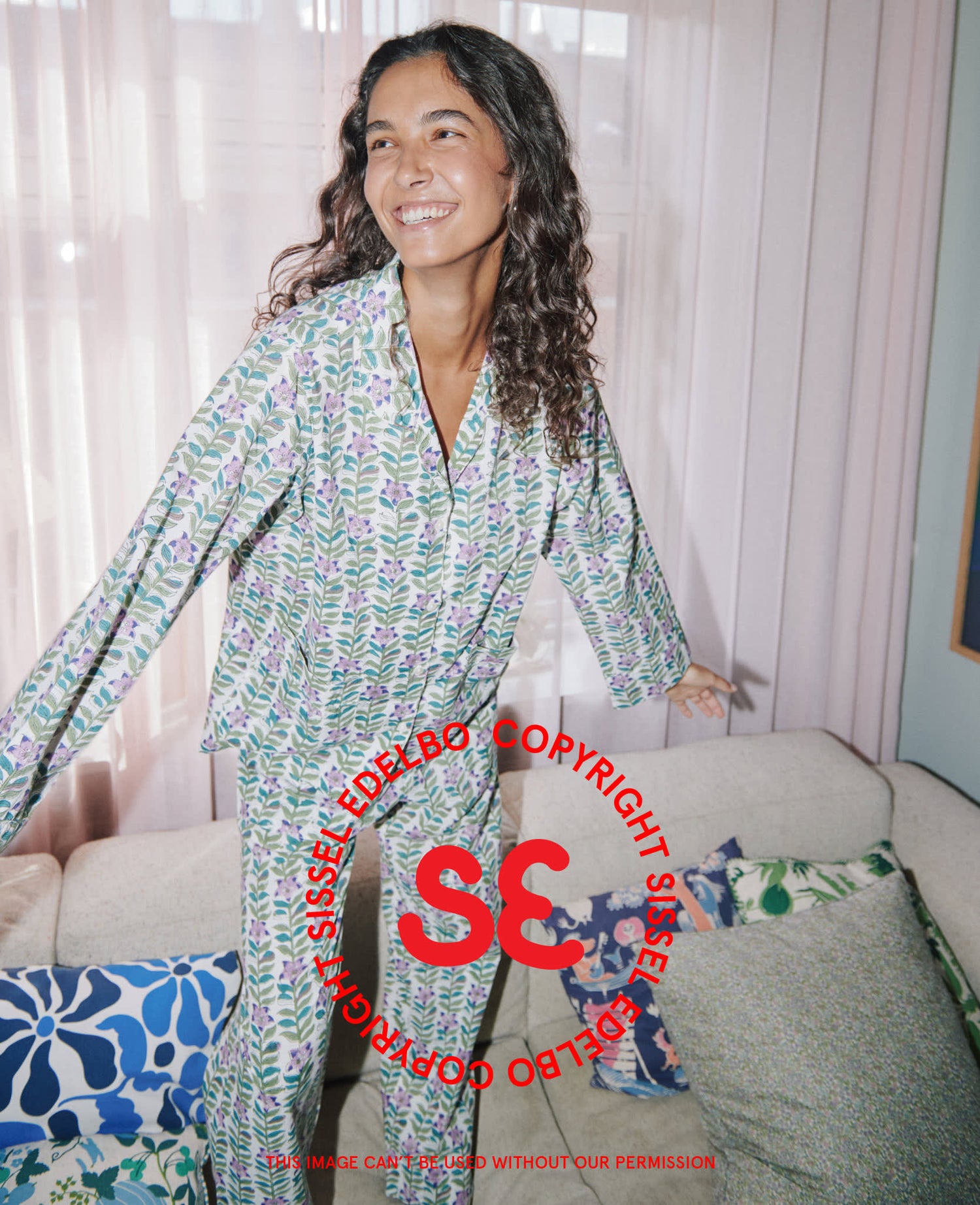 Nuit pyjamas Set - Lavender Flower