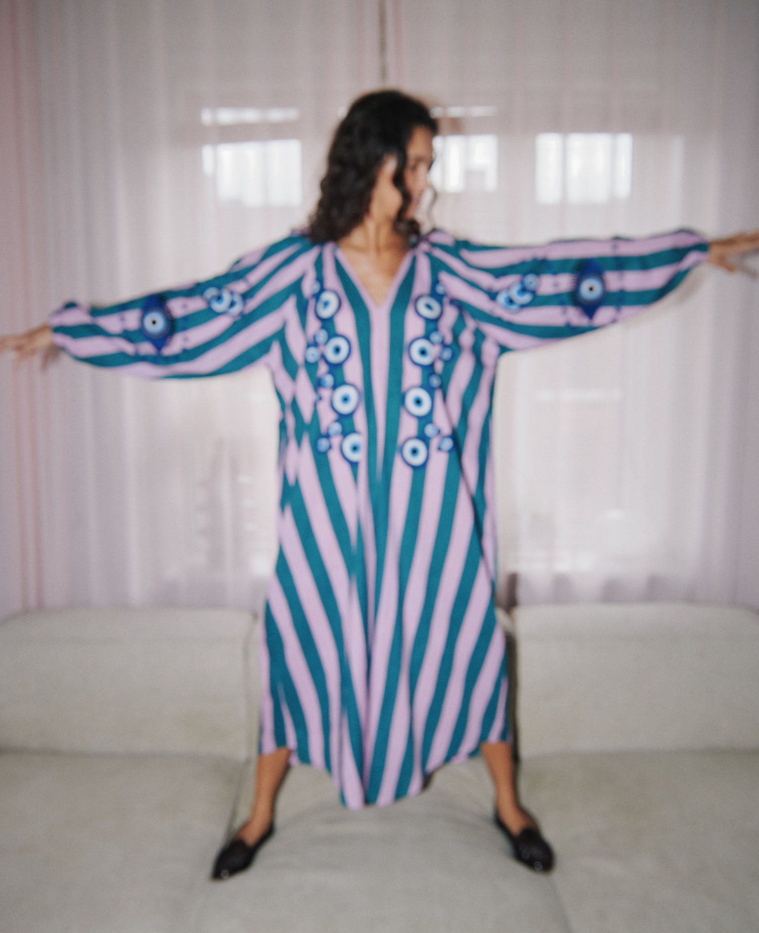 Zippy Dress - Petrol green