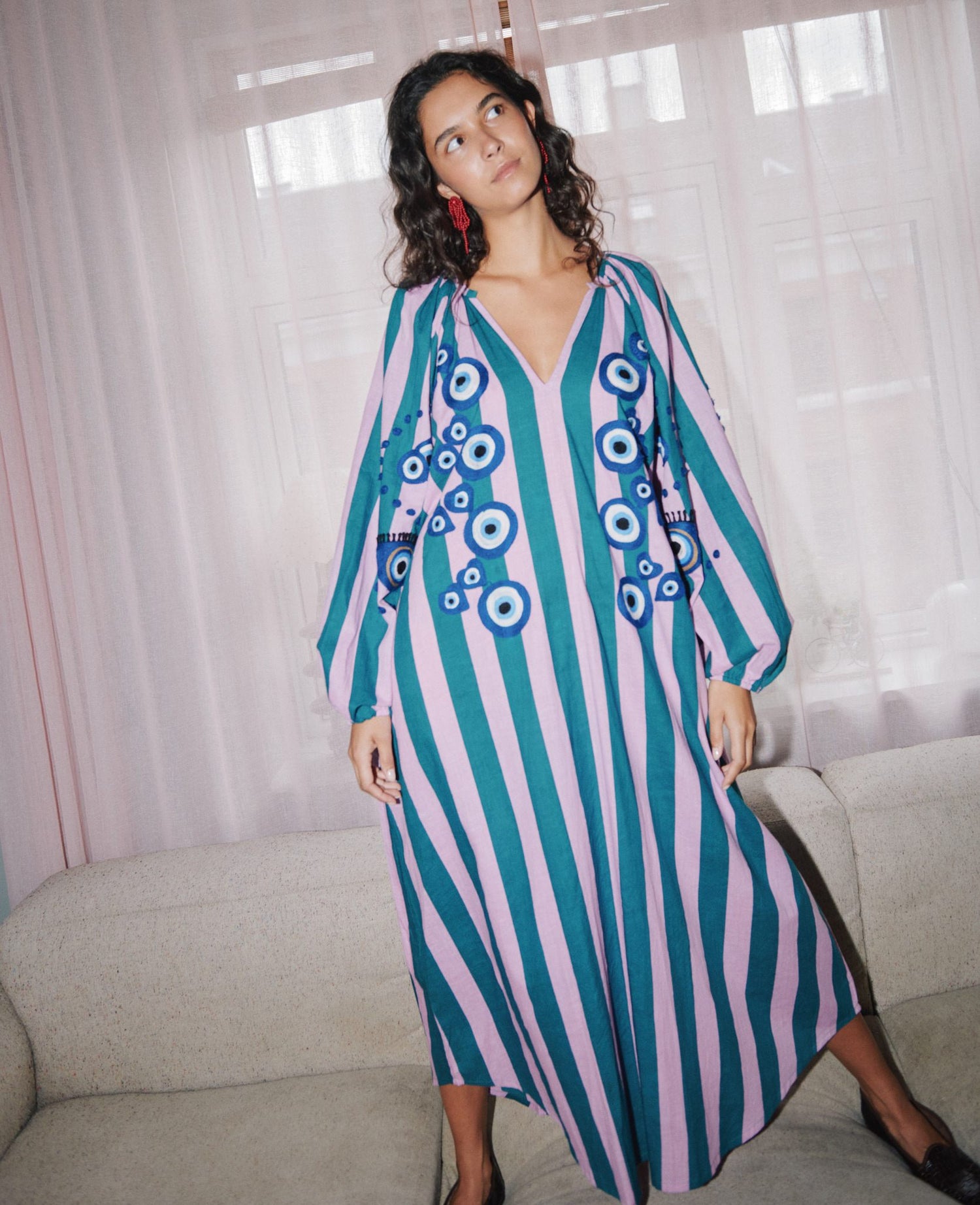 Zippy Dress - Petrol green