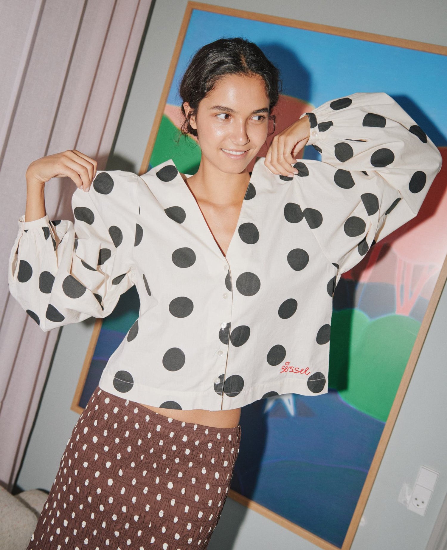 Ea Shirt - Black Dot