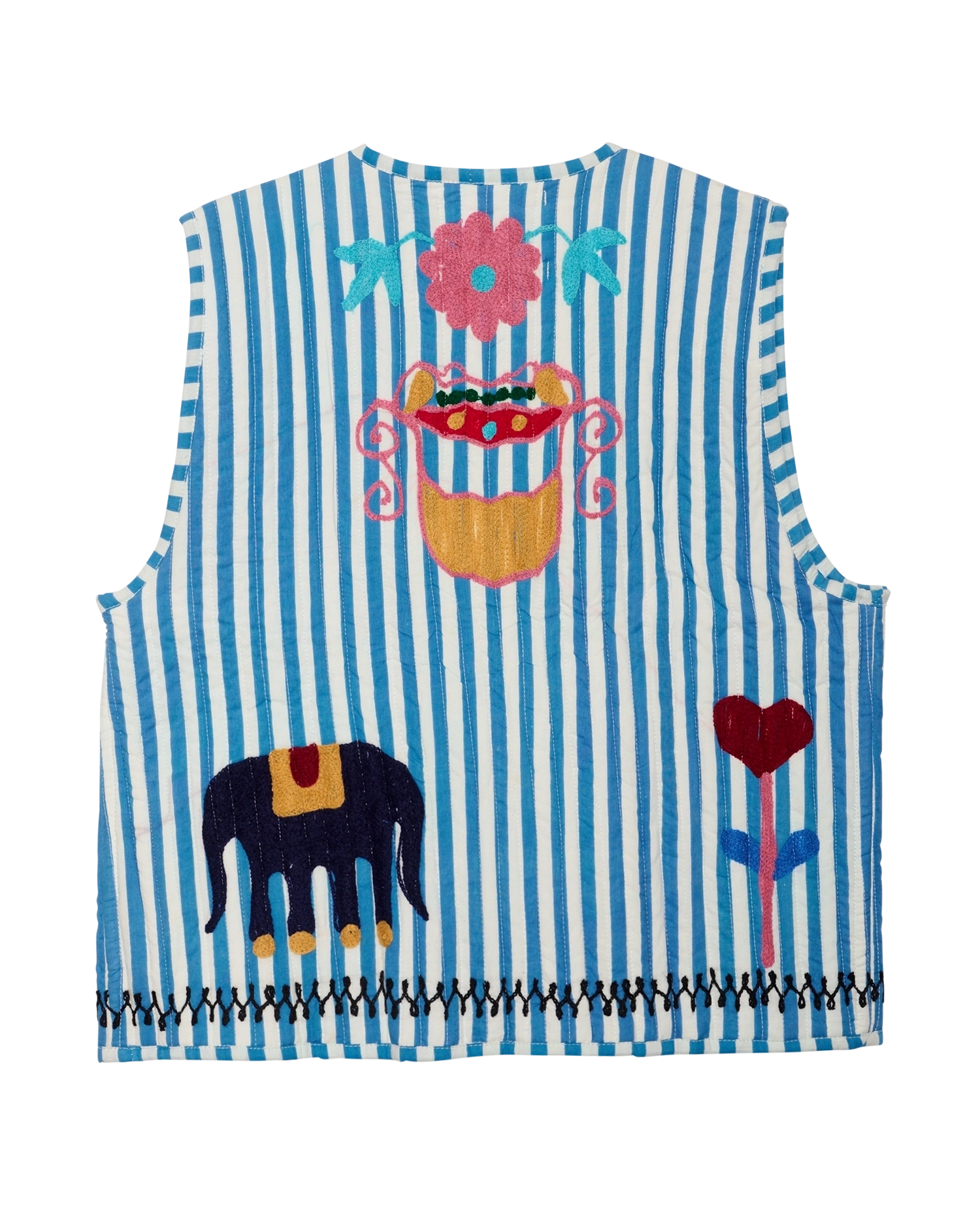 Vilja Vest - Blue Stripes
