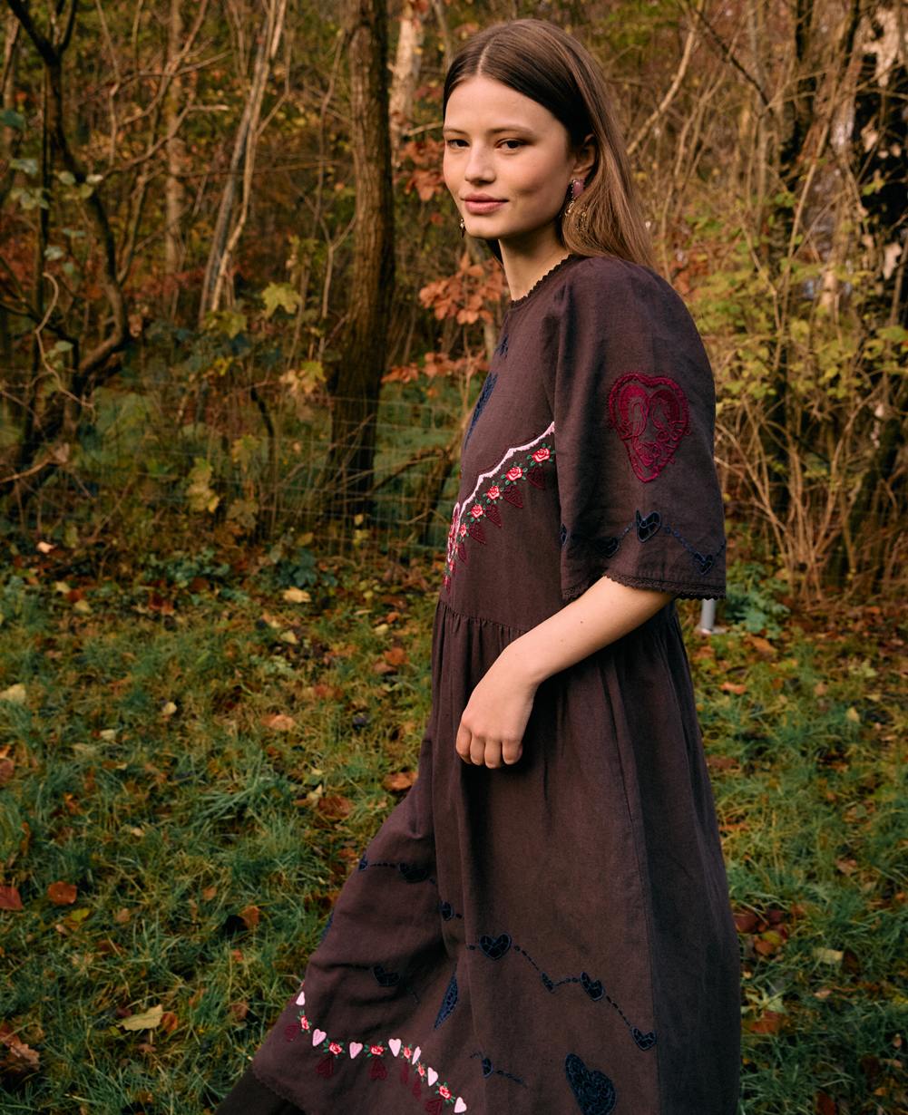 Sky Dress - Brown