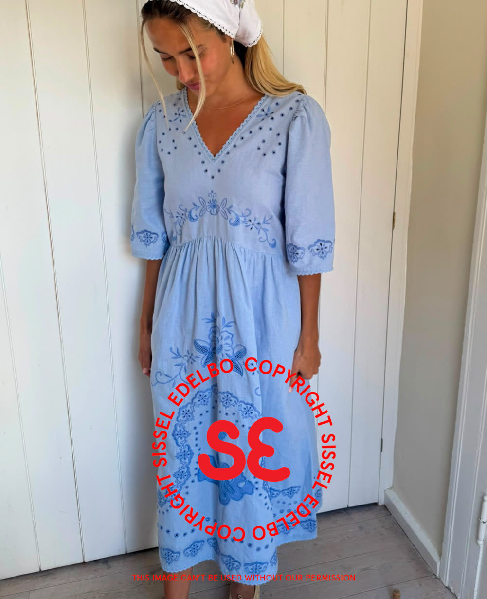 Skya Dress - Angel Blue