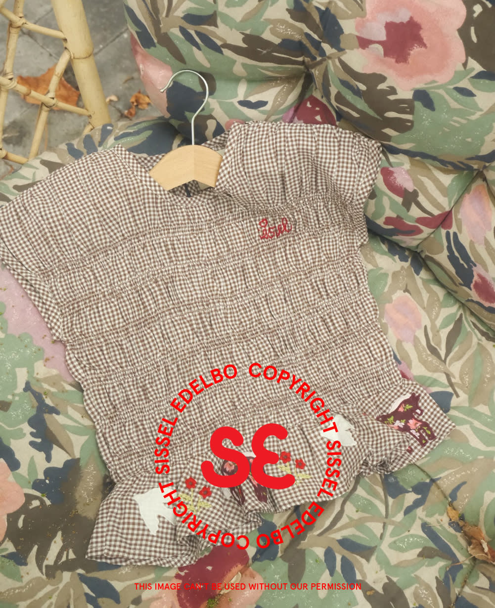 Sol MINI Top - Brown Check