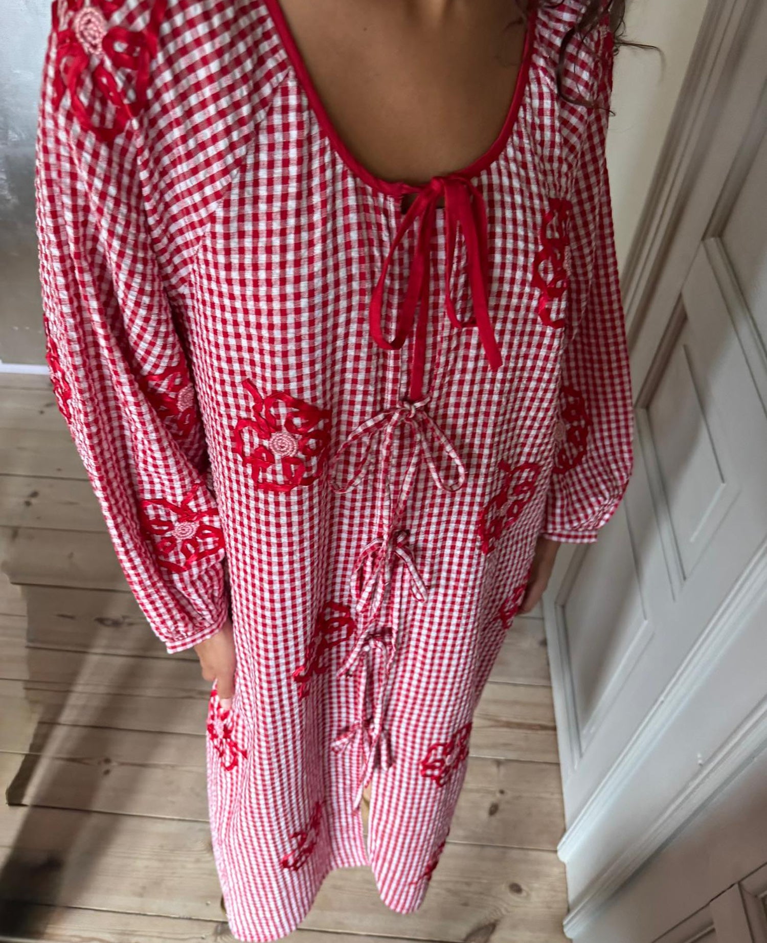 Sunny Dress - Red Checks