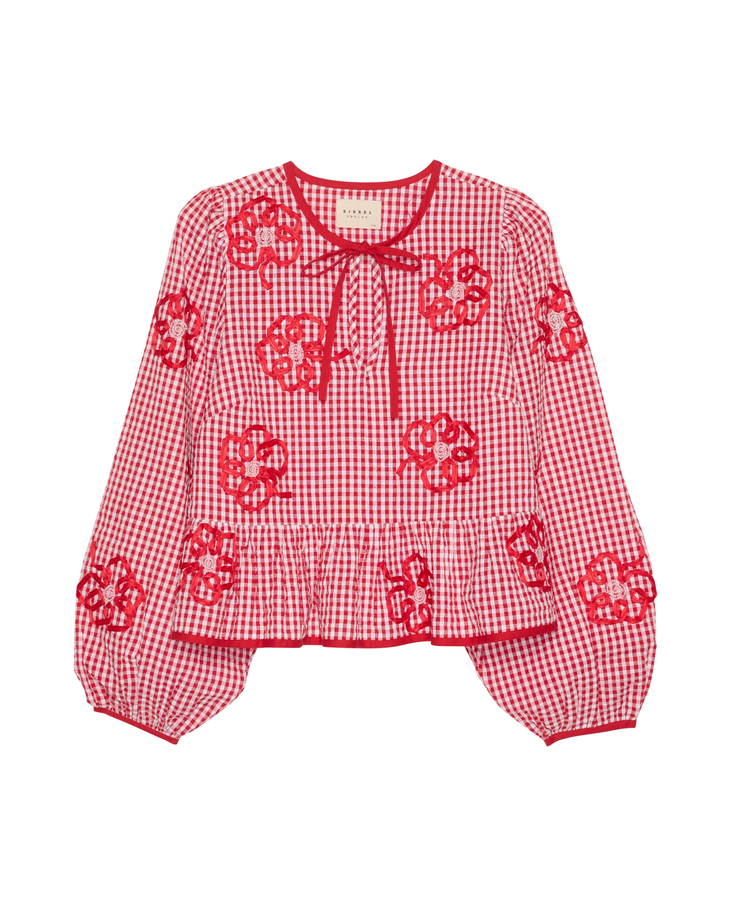 Sunny Top - Red Checks