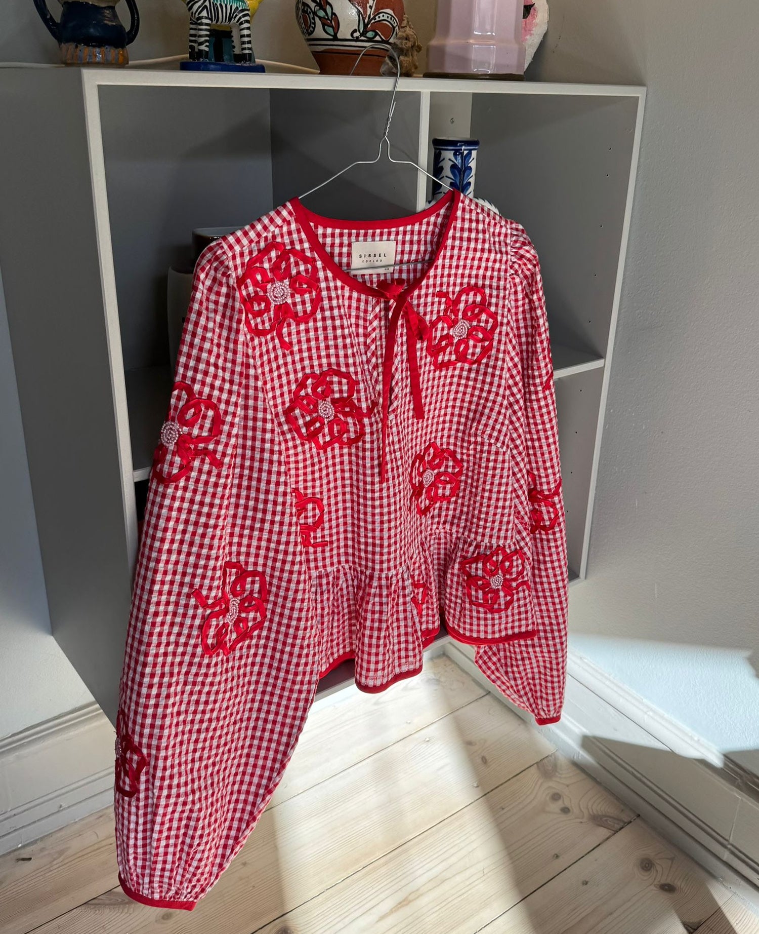 Sunny Top - Red Checks